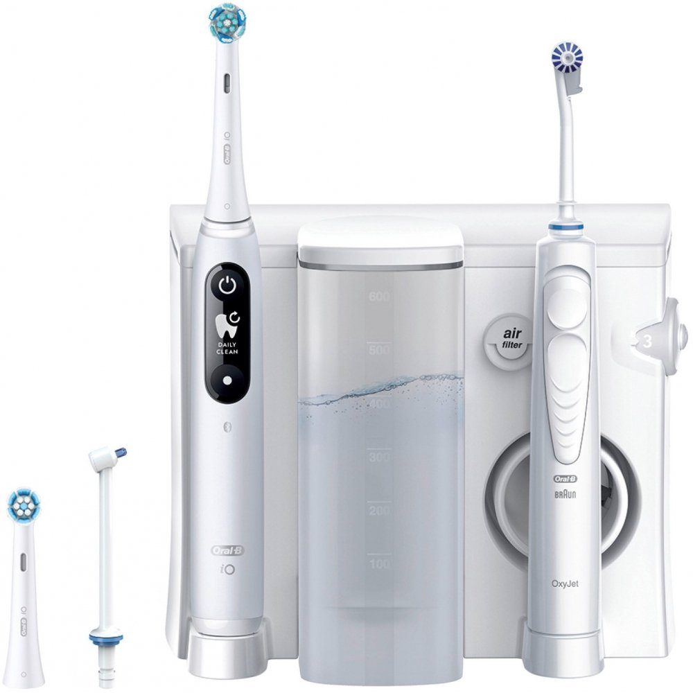 Oral-B Mundpflegecenter iO Series 6 Oral Health Center + OxyJet - Mundpflegecenter - weiß