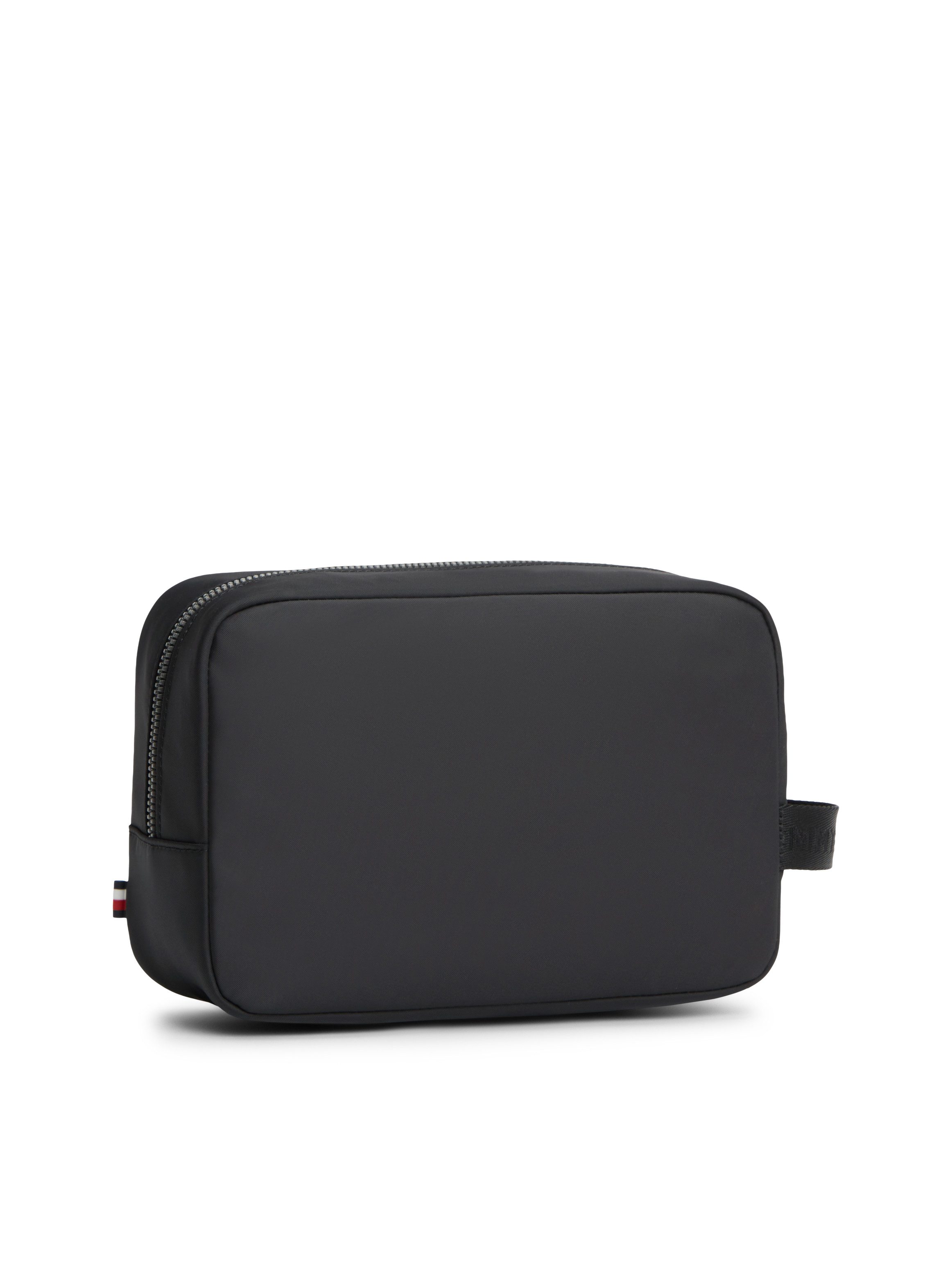 Tommy Hilfiger Kulturbeutel TH REPREVE WASHBAG, Unisex Minibag, Hygienebeutel mit praktischer Handschlaufe