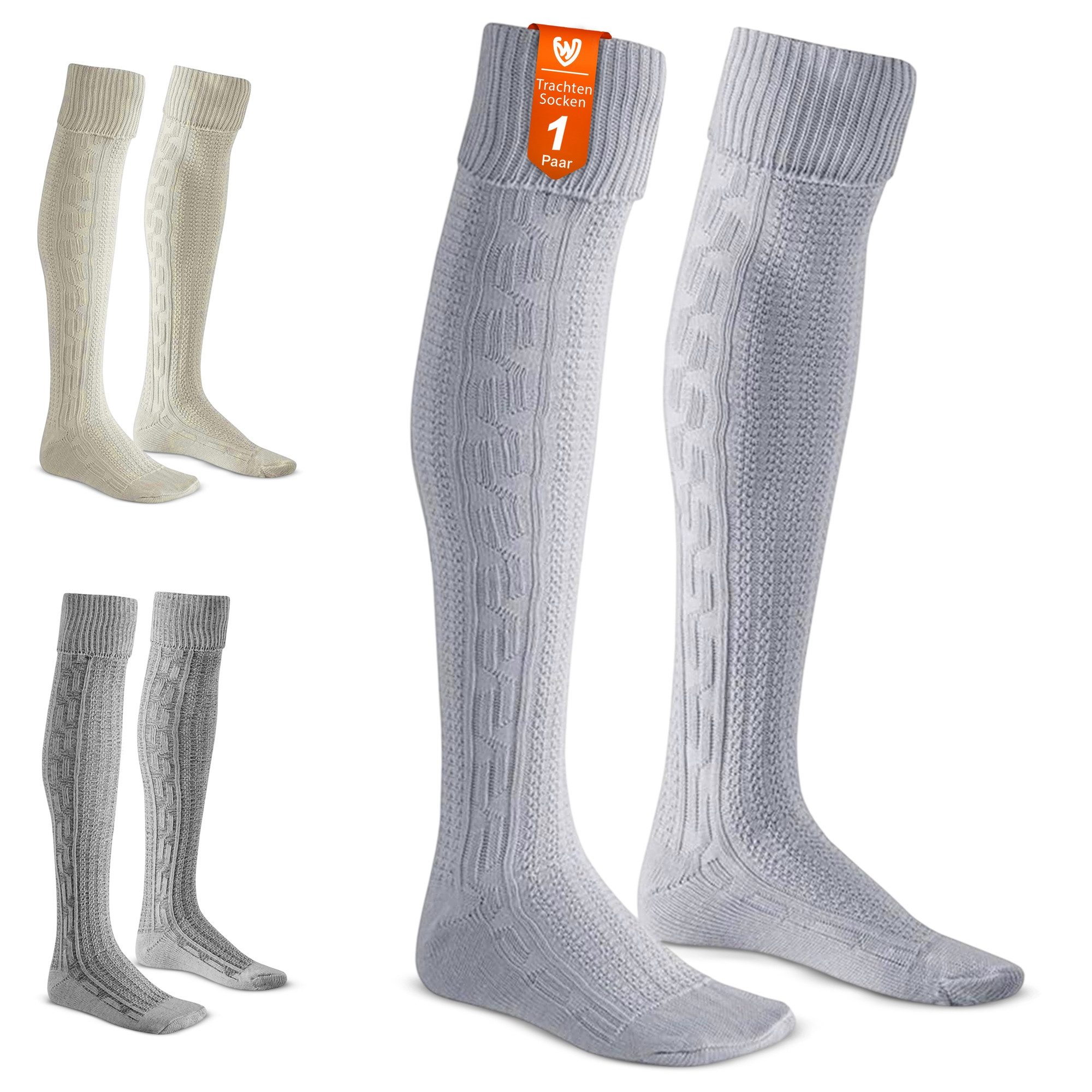 German Wear Trachtensocken ANG252 EXTRA Lange Trachtensocken Strümpfe Knieb günstig online kaufen