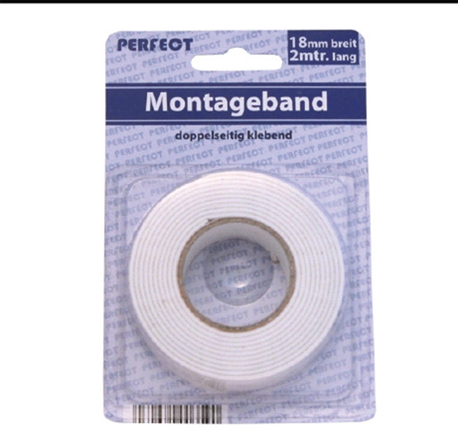 Doppelklebeband Montageband, 2mtr.
