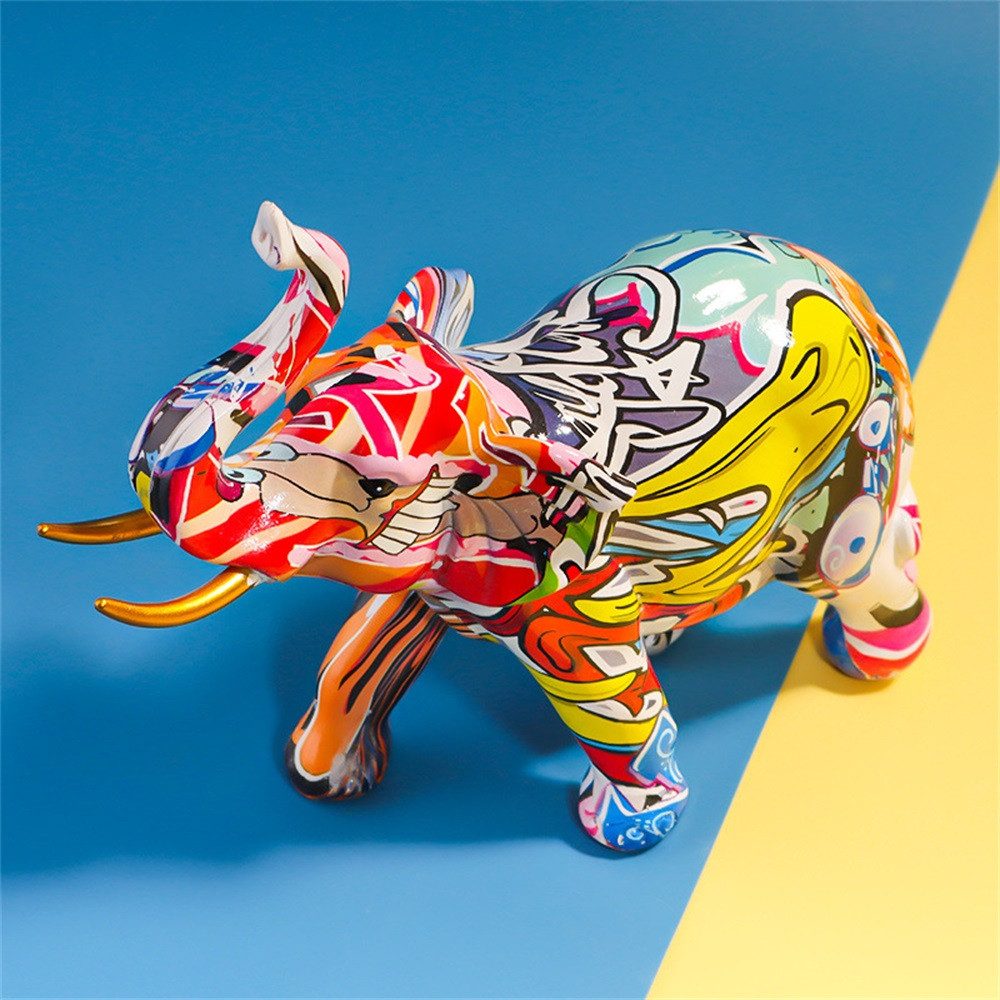 ZEUOPQ Tierfigur Moderne Elefanten Deko Elefant günstig online kaufen