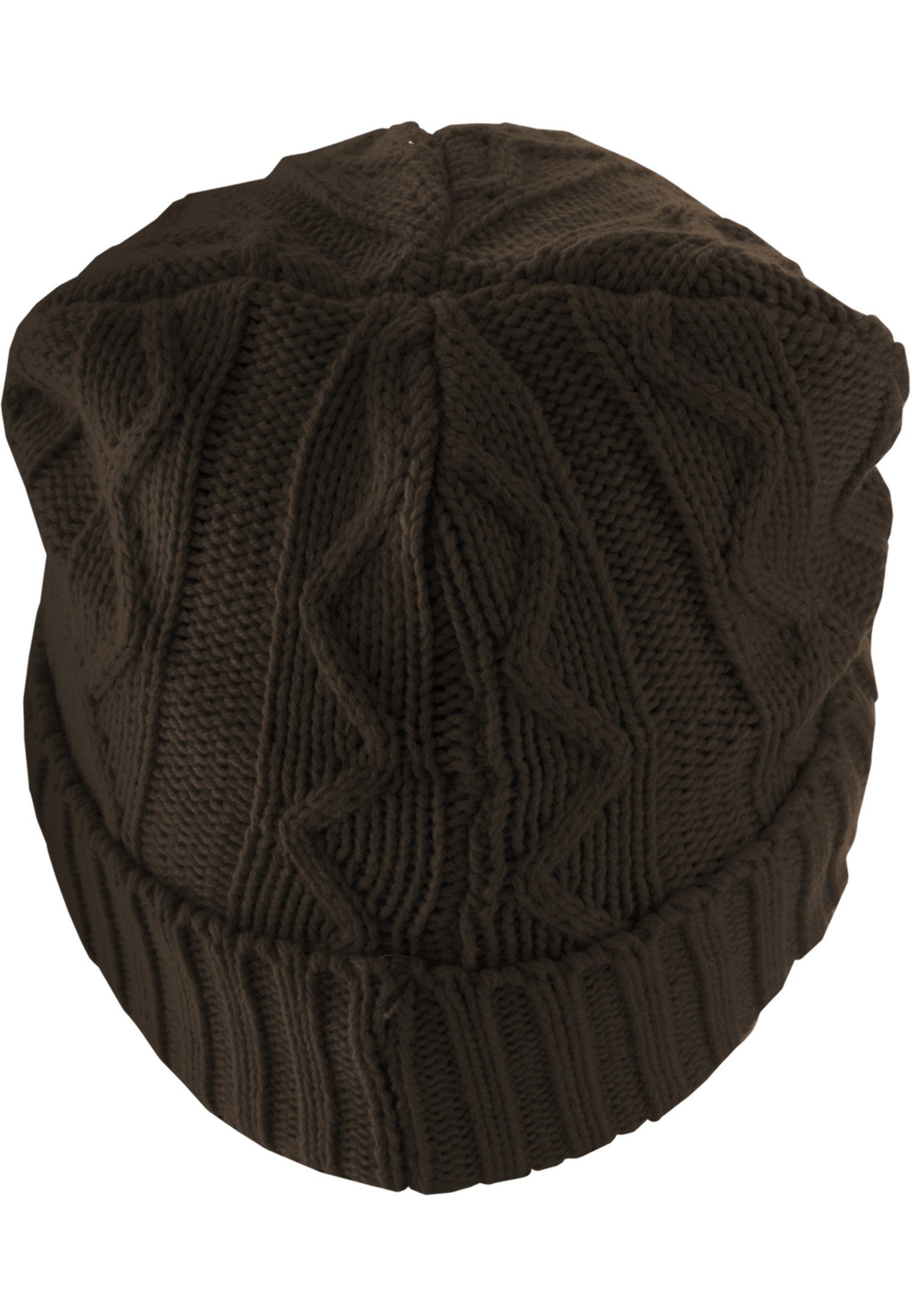 chocolate Beanie Cable Beanie Flap MSTRDS Accessoires (1-St)