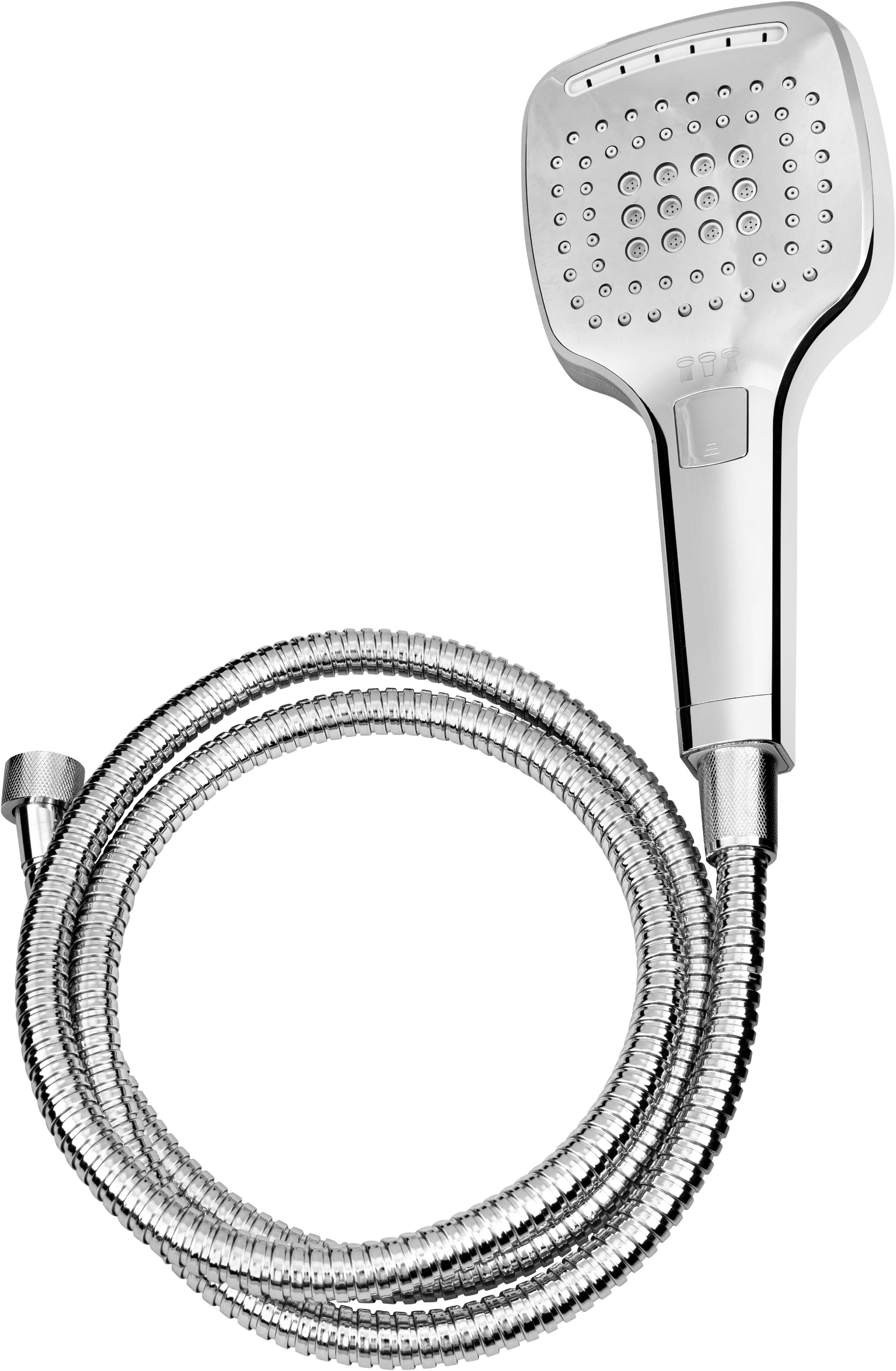 CORNAT Duschbrause Dida Brauseset chrom, (1-tlg)