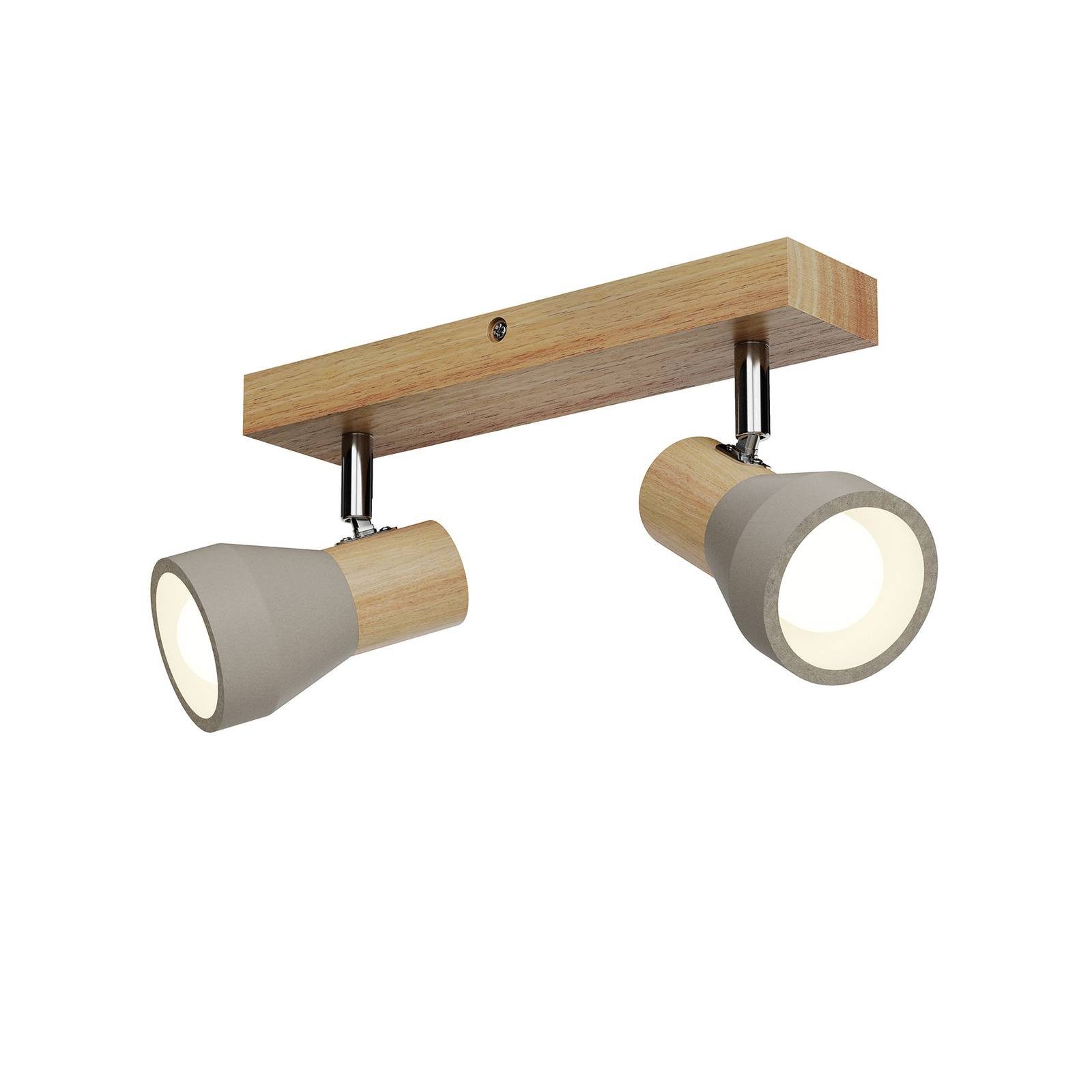 Lindby Strahler Filiz, Skandinavisch, Beton, Holz, günstig online kaufen