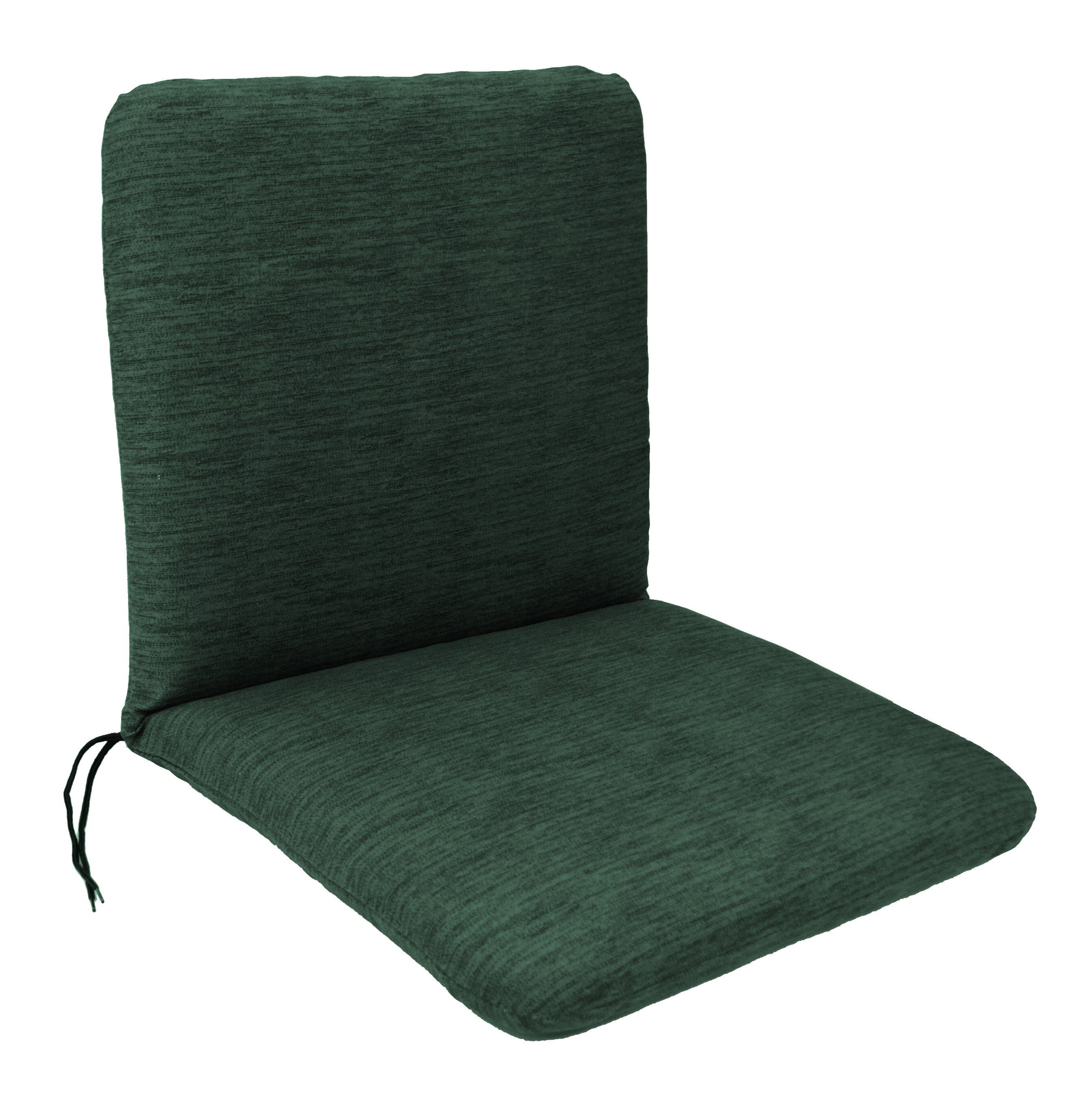 DEGAMO Sesselauflage DALLAS, (1 St), 45x88cm, dunkelgrün