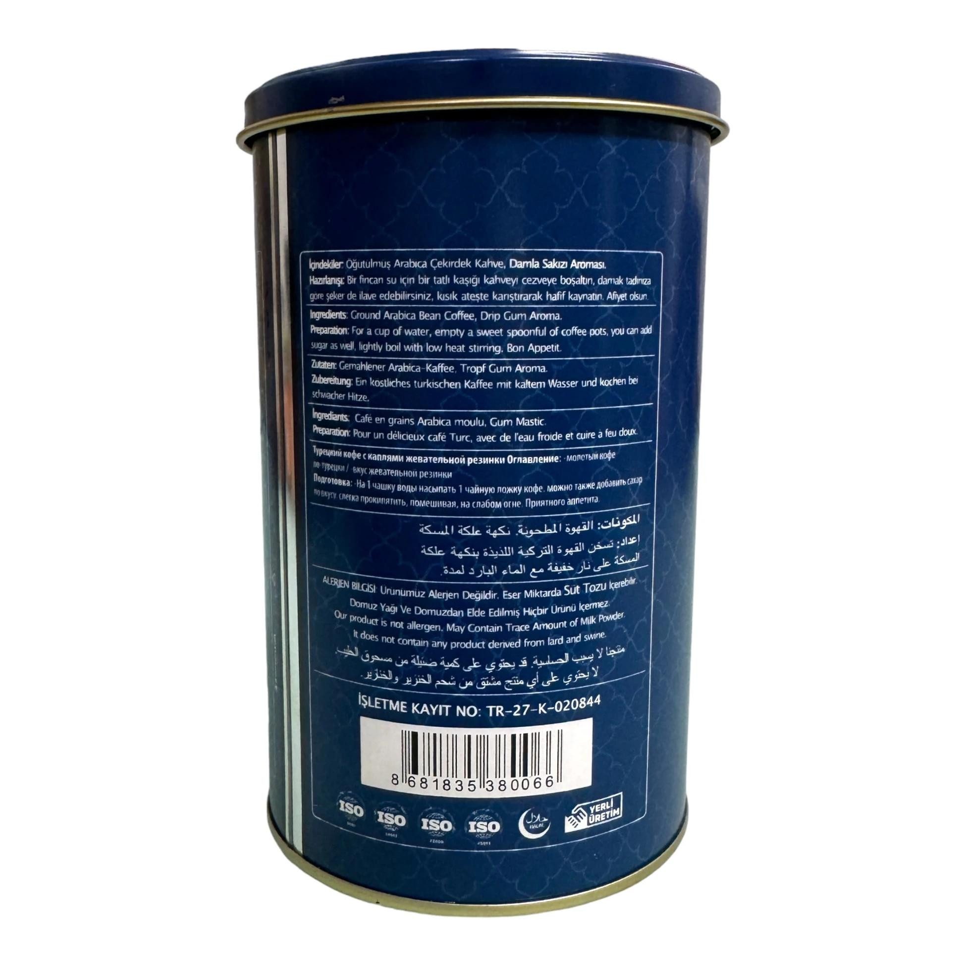 Tahmis Kahvesi Kaffee Türkischer Kaffee mit Mastix 250g – Bild 2 von 3