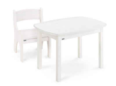 BioKinder - Das gesunde Kinderzimmer Kindersitzgruppe Levin, mit Tisch und Stuhl, Sitzhöhe 30 cm