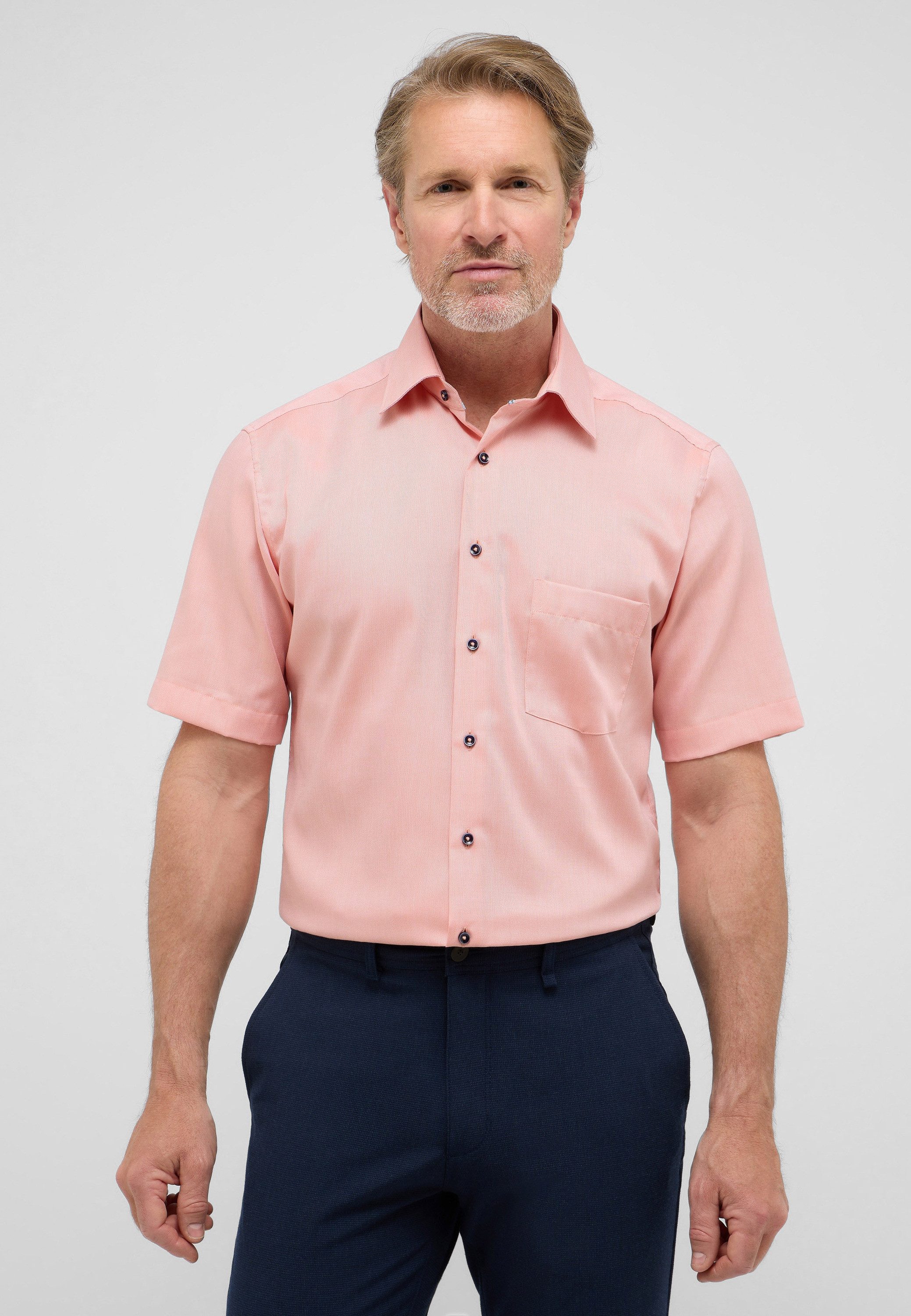 Eterna Kurzarmhemd MODERN FIT NON IRON günstig online kaufen
