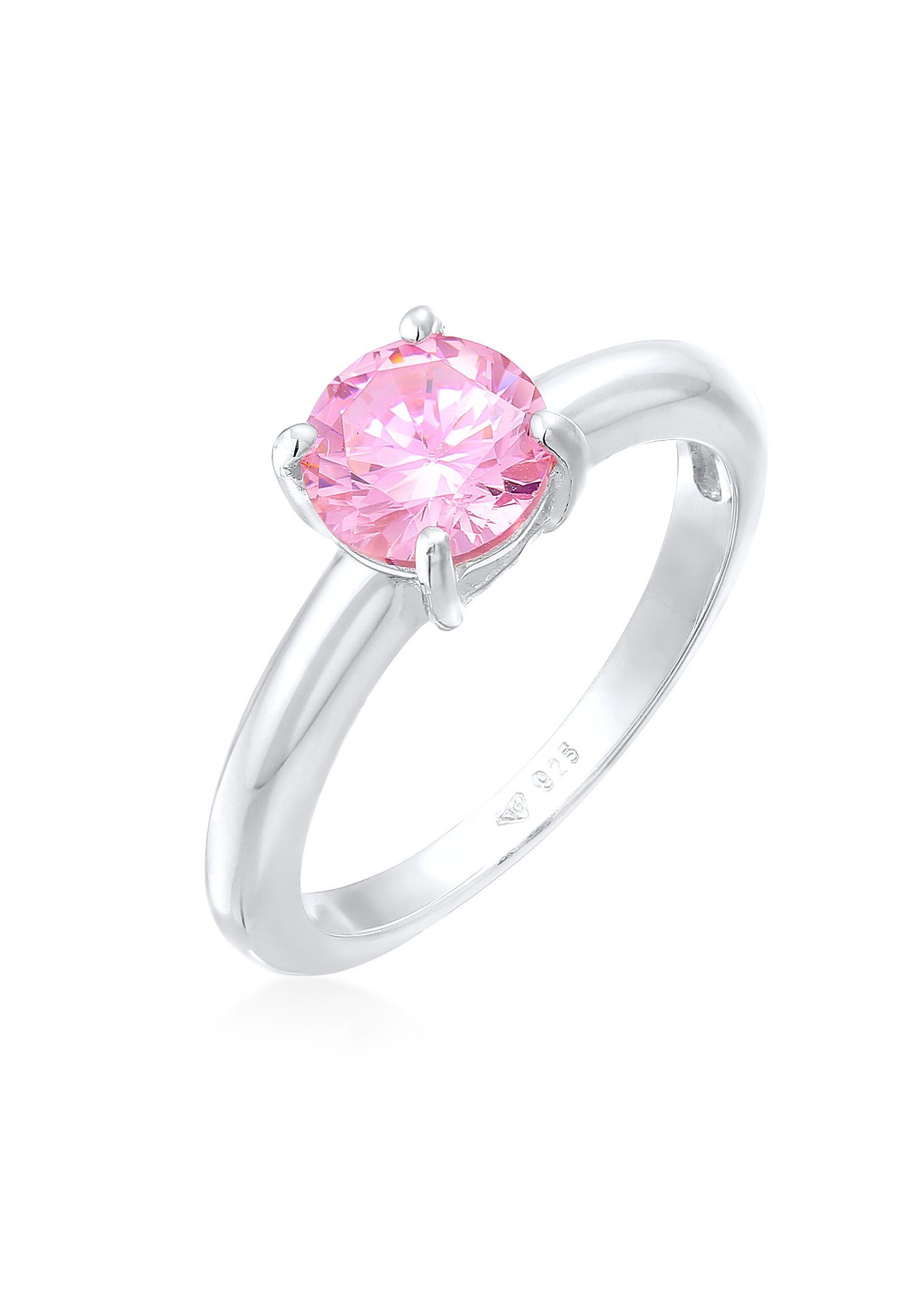 Elli Fingerring Solitär Klassisch Zirkonia Verlobung 925 Silber günstig online kaufen