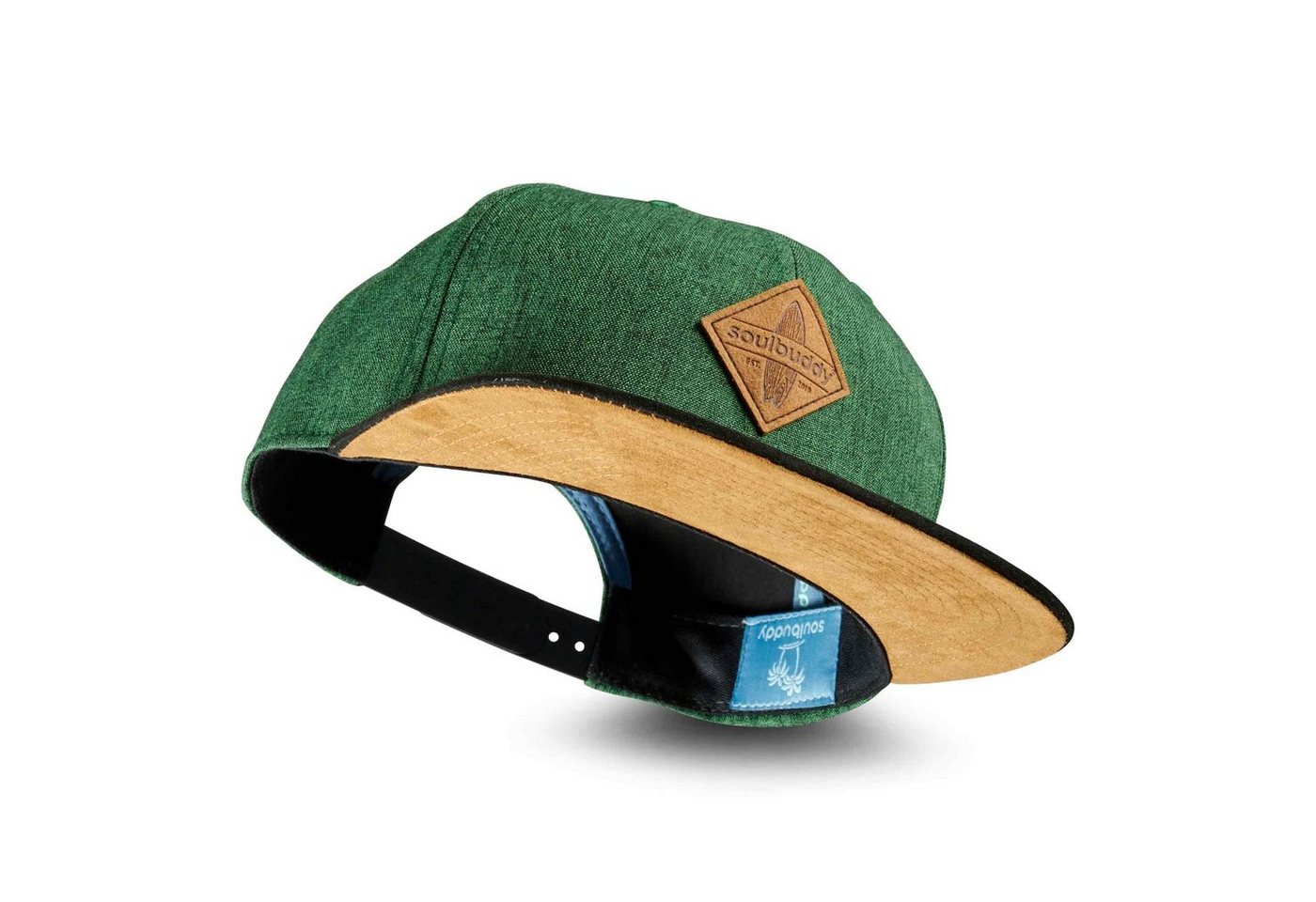 Soulbuddy Snapback Cap Herren Basecap, Baseball Cap Herren, größenverstellbare Unisex Cap (auch als Kids Caps erhältlich, One Size, Unisex, Größenverstellbar)