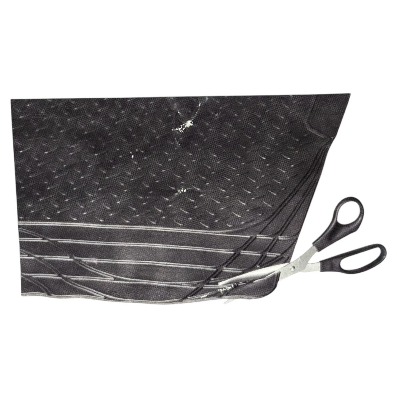 Kremer Kofferraummatte Universal-Kofferraum-Matte zuschneidbar Wasserdicht ca. 120 x 80 cm, für Audi, BMW, Mercedes, Skoda, VW, Opel, Ford Octavia, Rover, Tigua – Bild 3 von 3