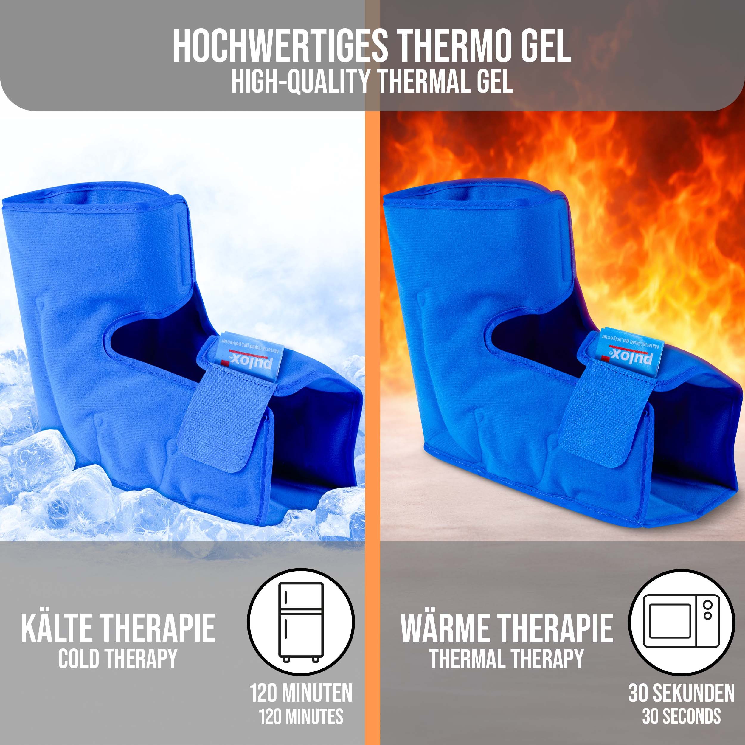 pulox Massagegerät HC-35 Kühl- & Wärme-Manschetten bei Schmerzen und Chemotherapie – Bild 4 von 5