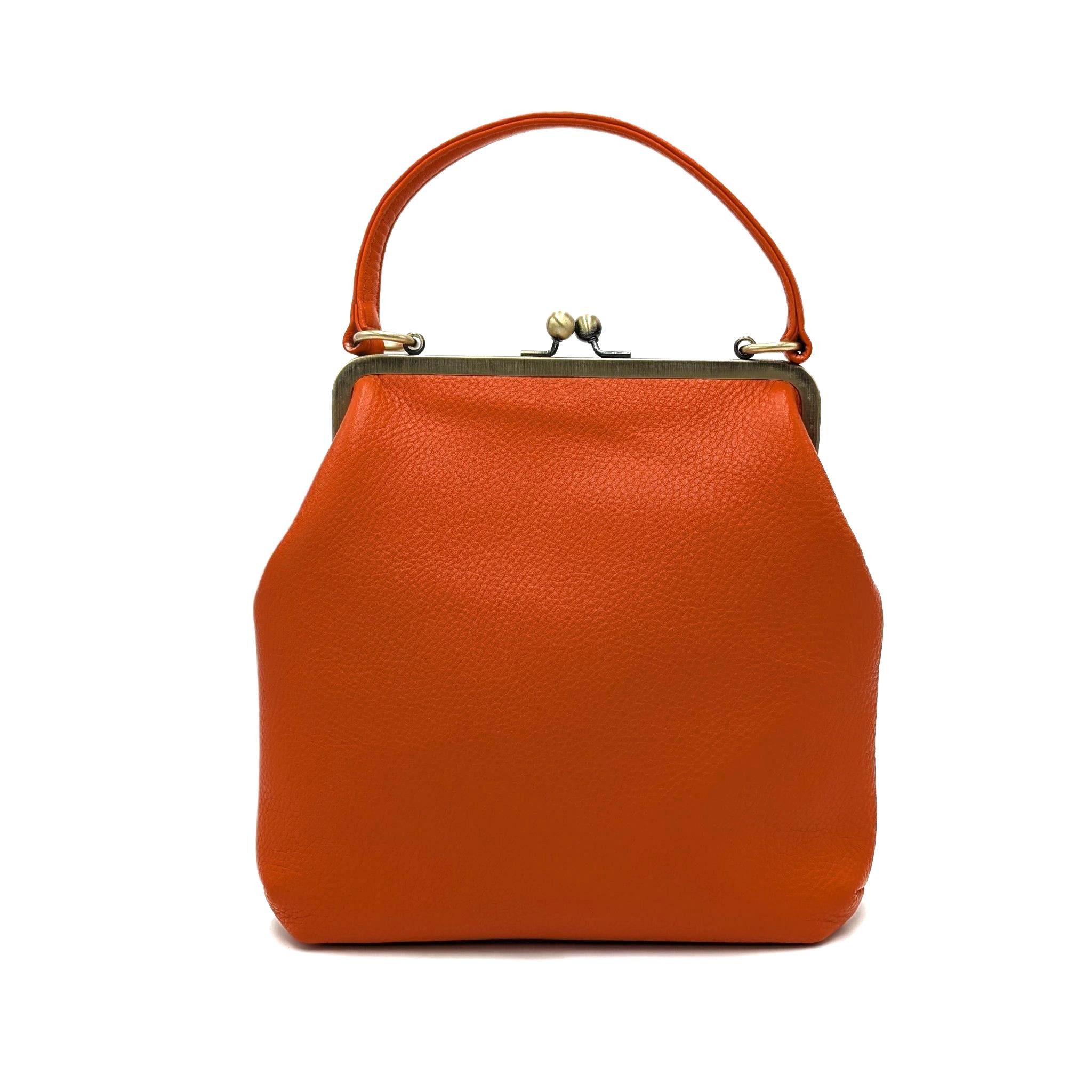 Taschenkinder Schultertasche Vintage Ledertasche Damen - Handtasche Zoe, Retro Umhängetasche, Echtes Leder vom Rind