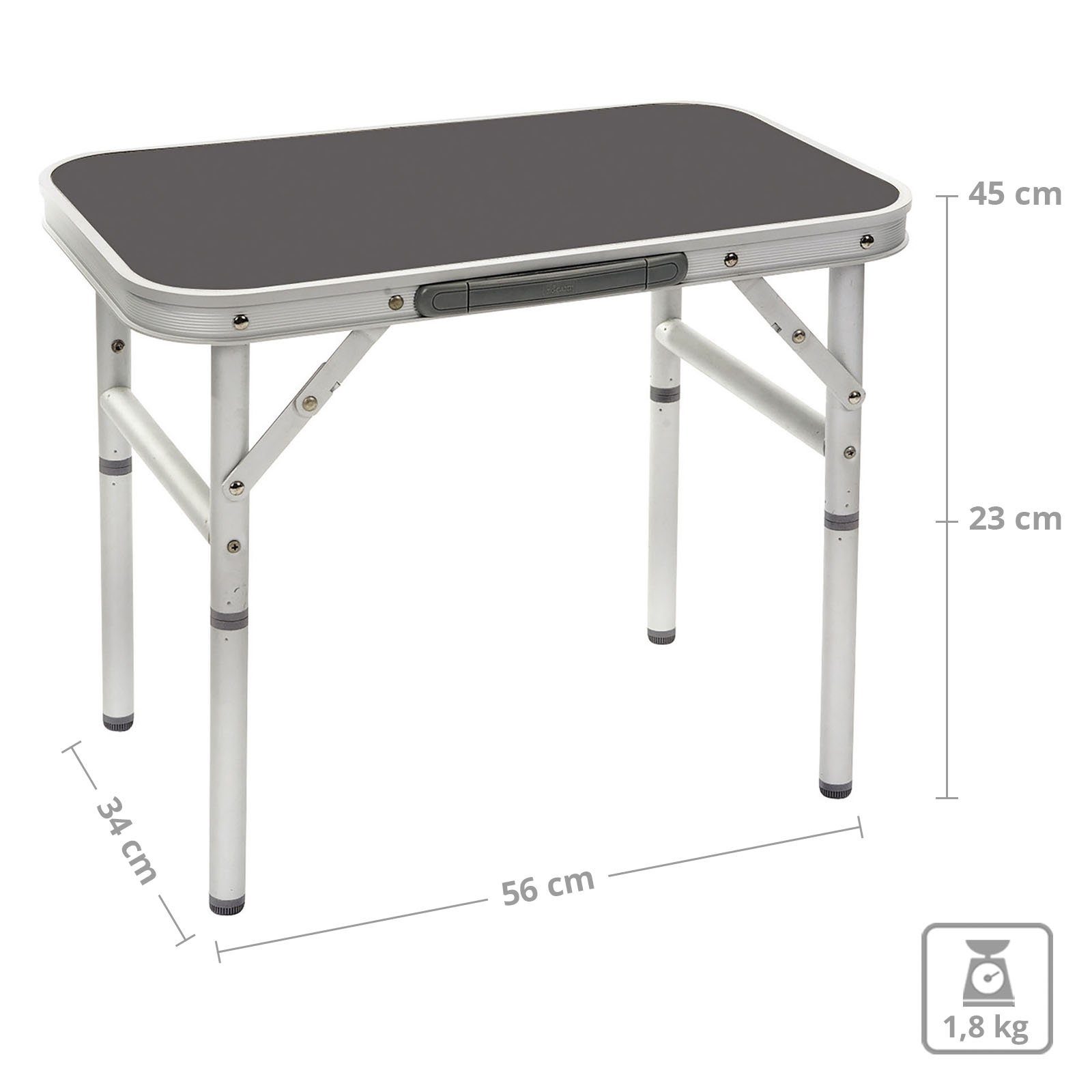 Bo-Camp Campingtisch Alu Mini Campingtisch Beistelltisch, günstig online kaufen