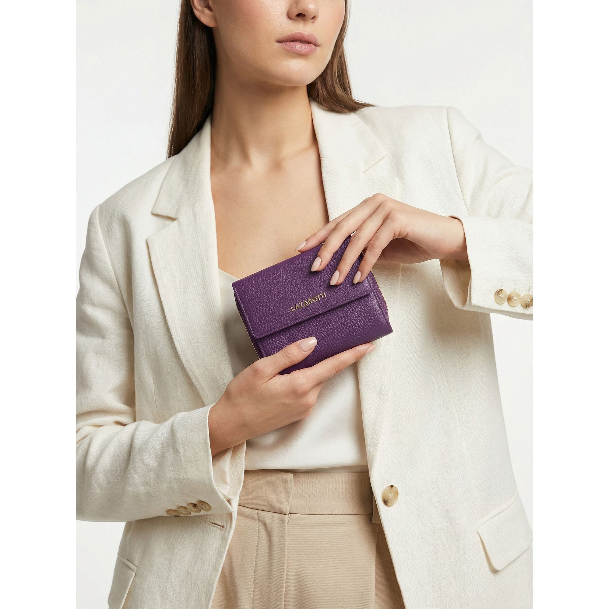 Lazarotti Geldbörse Bologna Leather, Leder