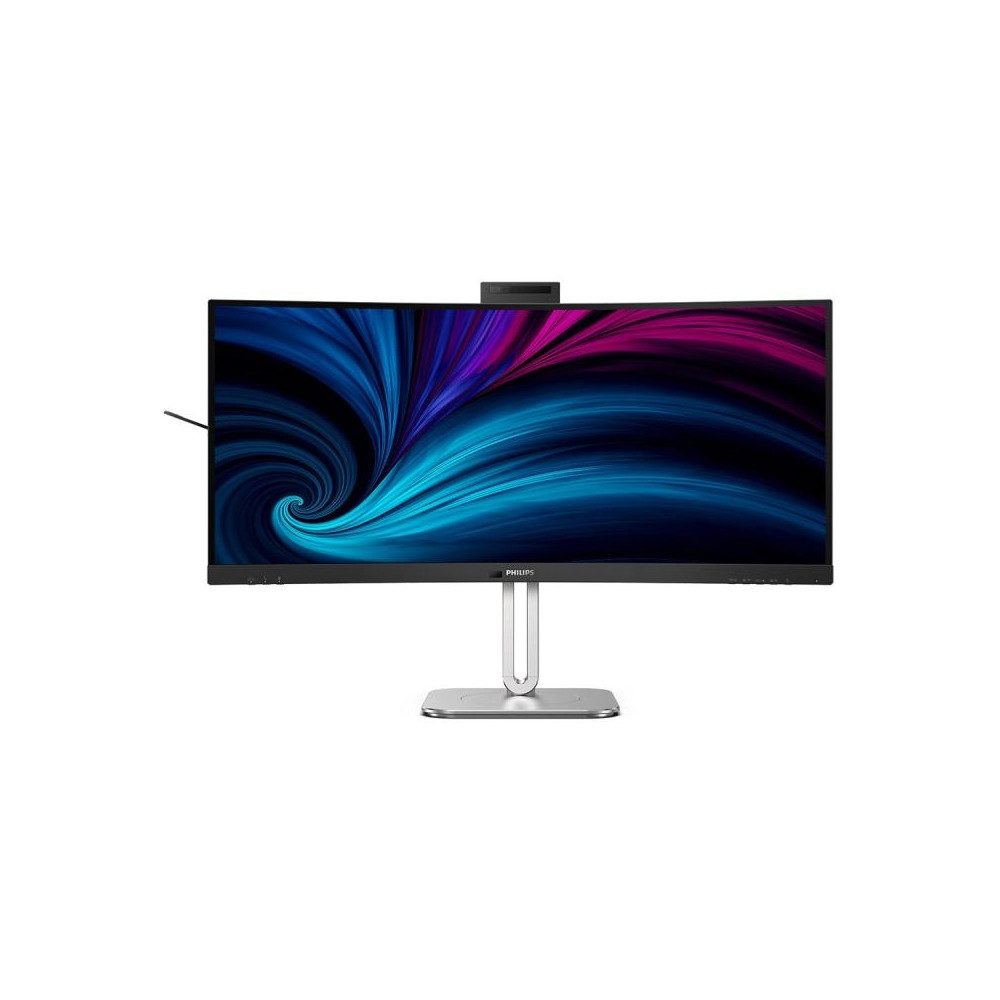 Philips Philips 34B2U6603CH 34 Zoll Monitor für Profis. Curved-LED-Monitor (3440 x 1440 WQHD px, 3440 x 1440 WQHD, WQHD, Integrierte Webcam mit Noise Cancelling)