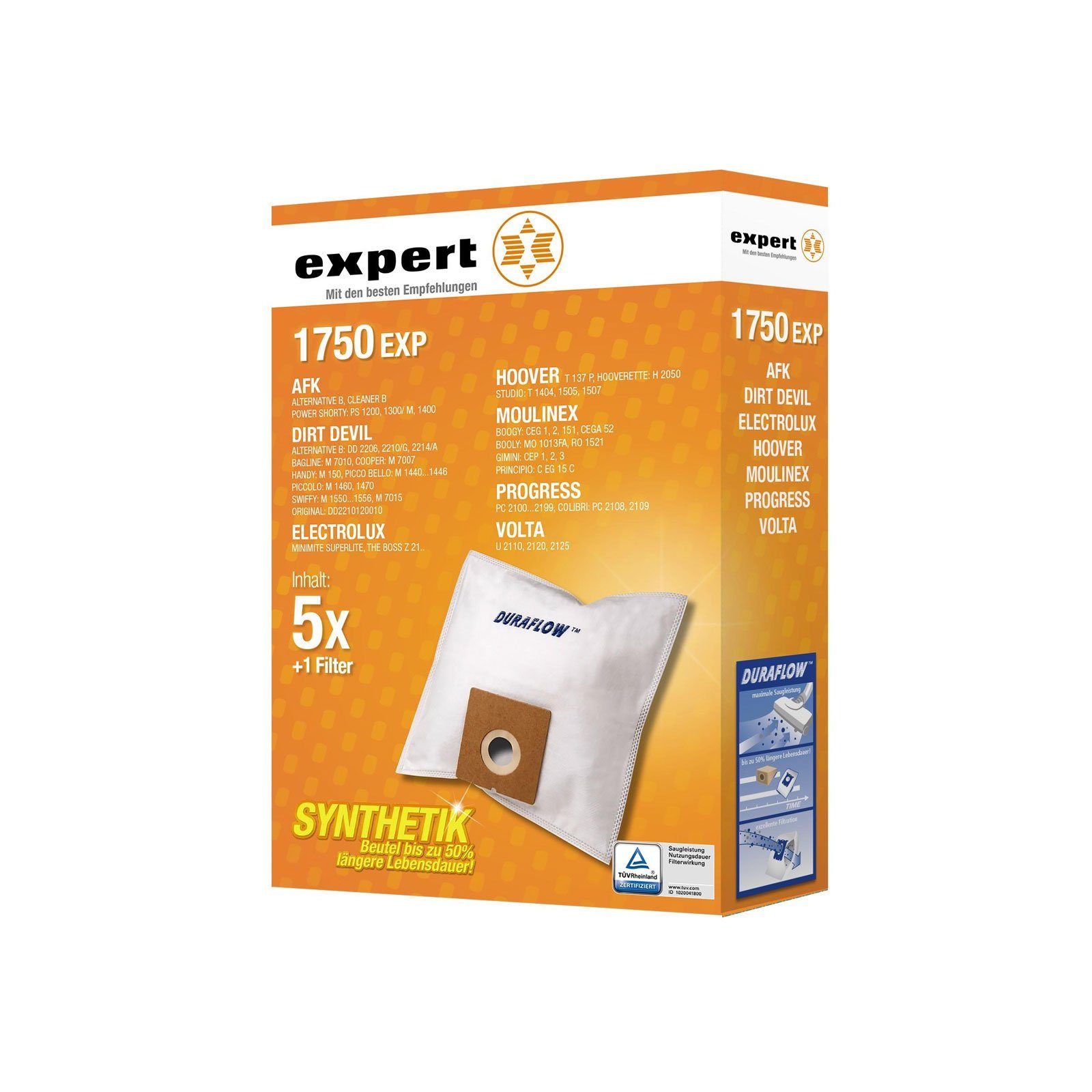 Expert Staubsaugerbeutel 1750 EXP