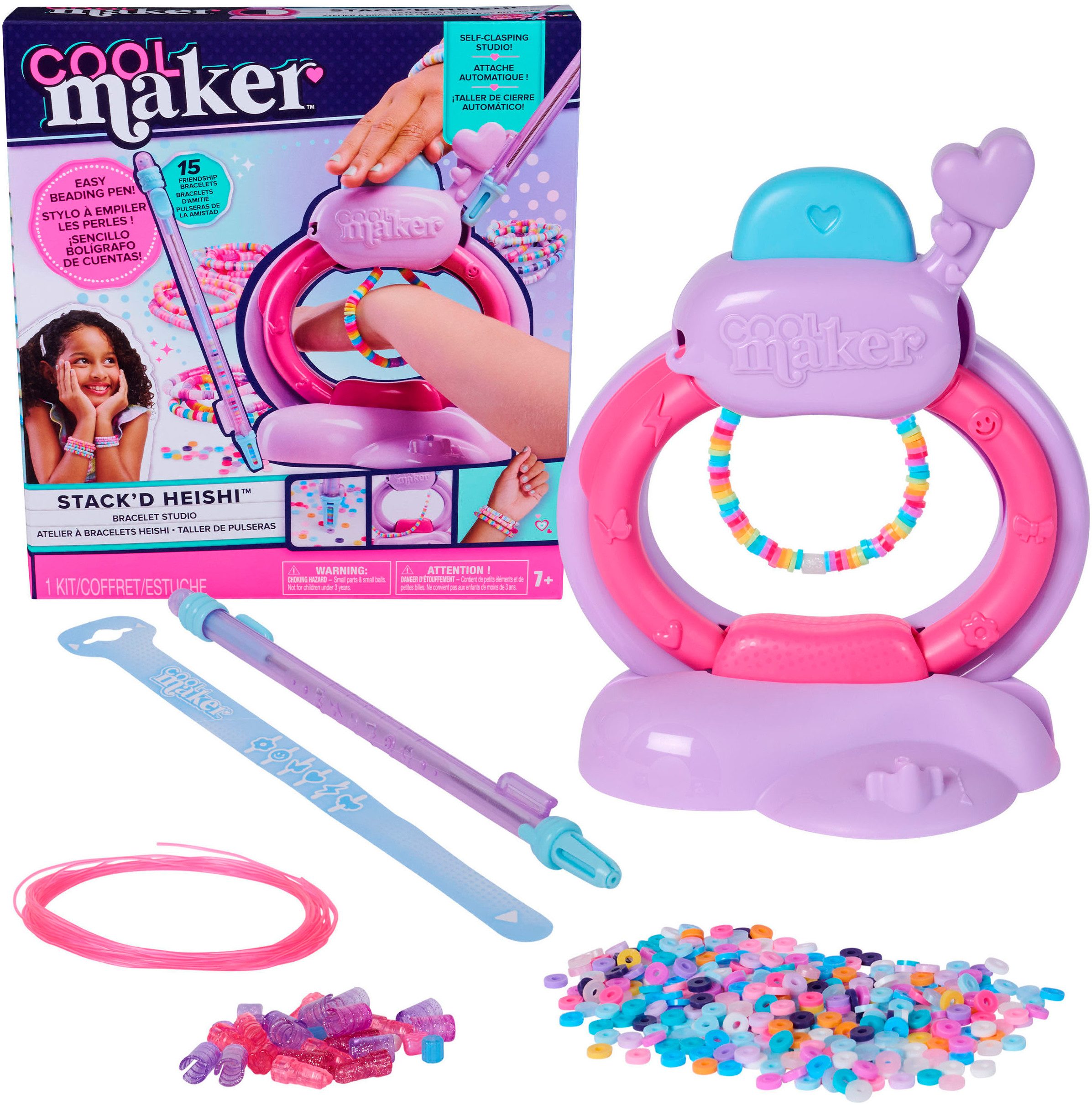 Spin Master Kreativset Cool Maker Stack'd Heishi Armband Studio