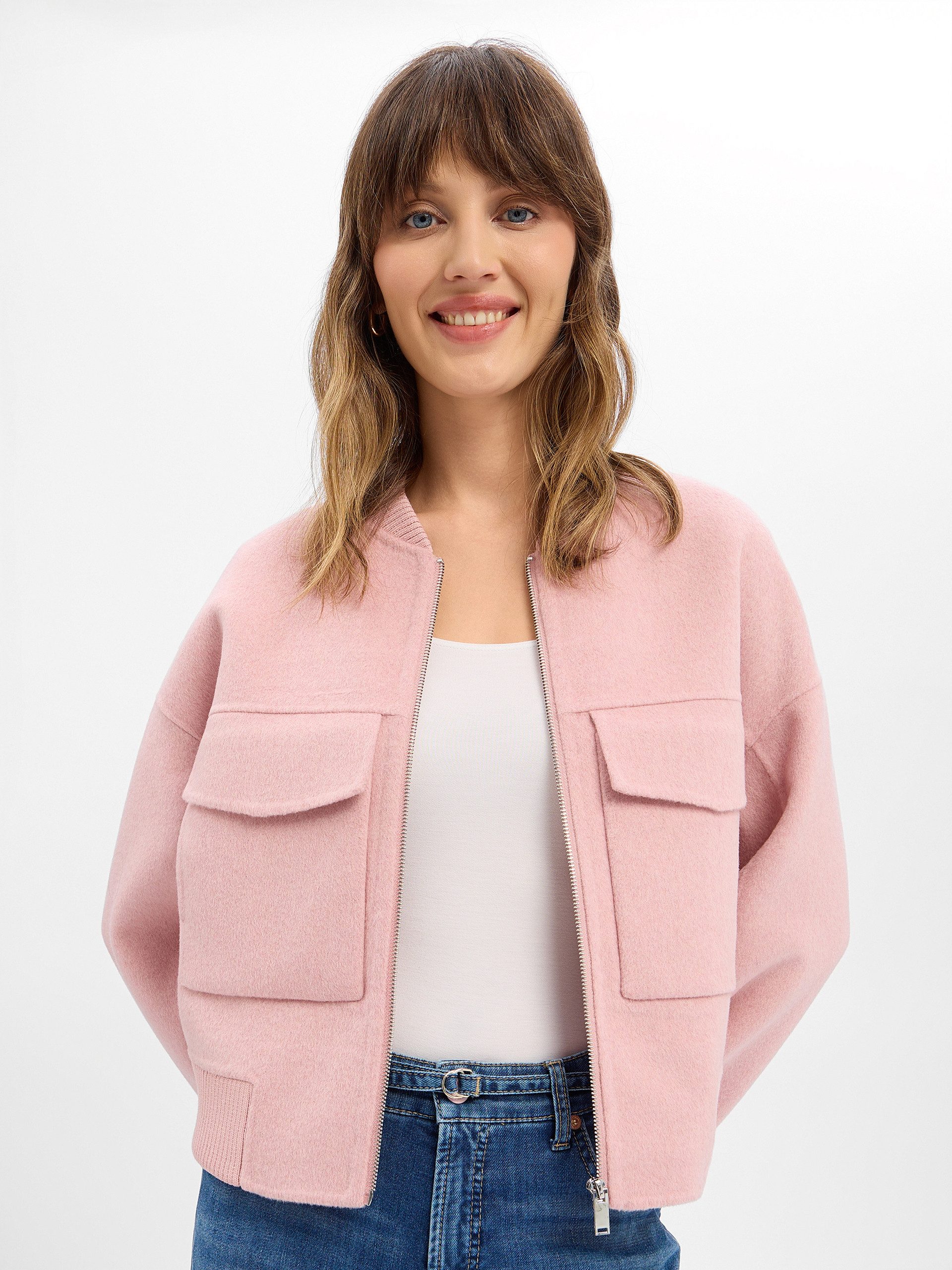 Blouson HISO Regular im Wollmix