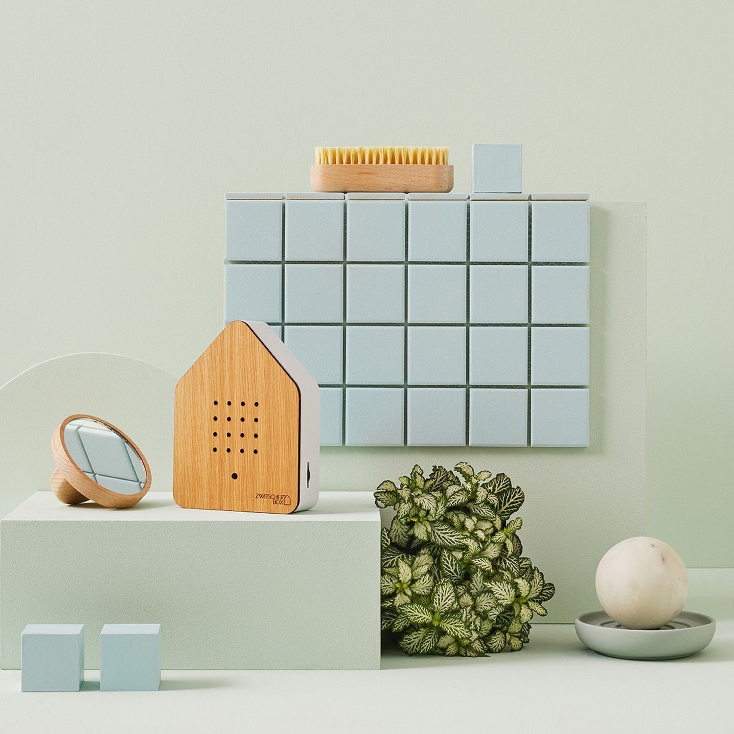 Relaxound GmbH Wanddekoobjekt Zwitscherbox Natur Eiche günstig online kaufen