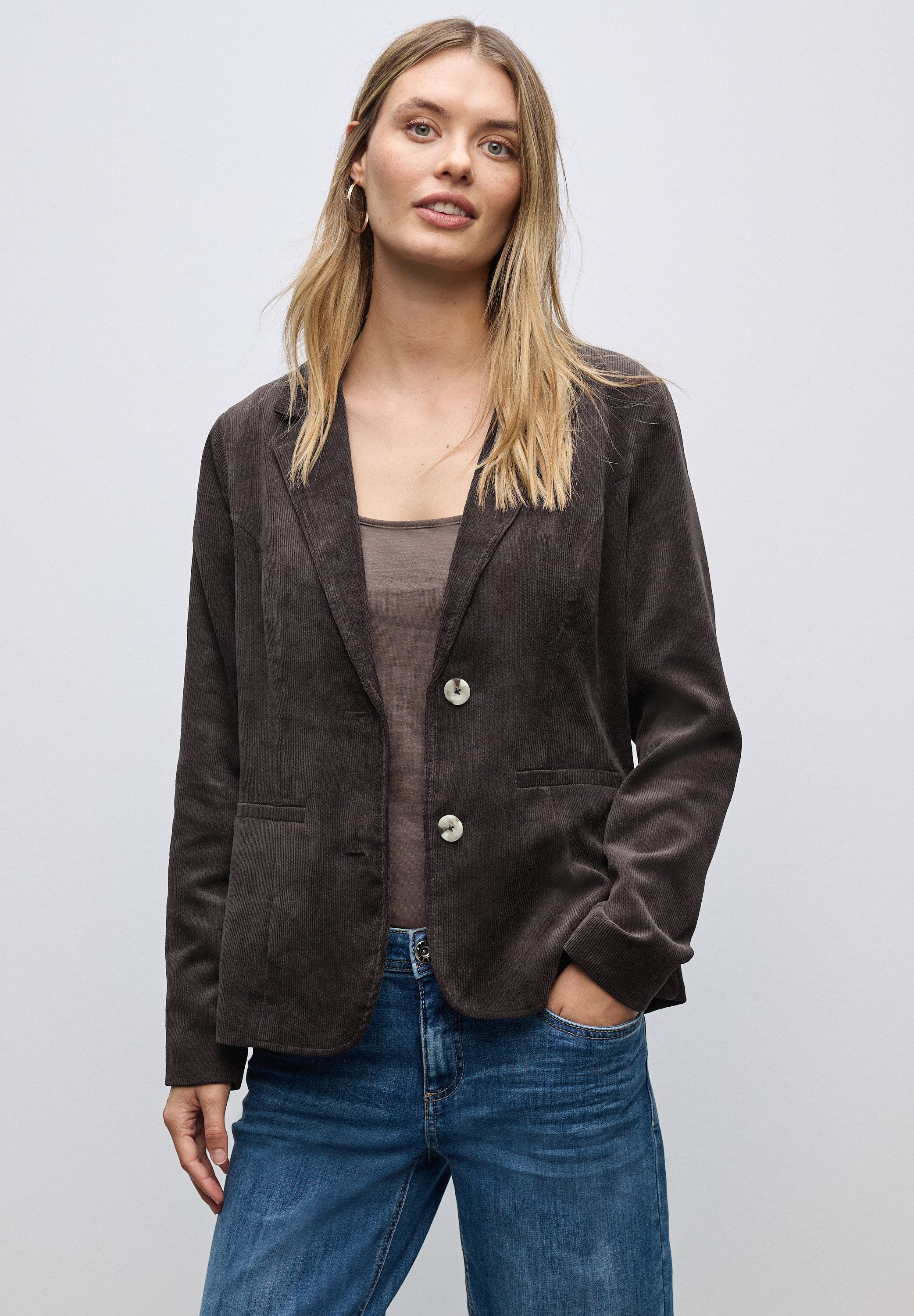 STREET ONE Kurzblazer mit Reverskragen und günstig online kaufen
