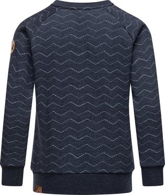 Ragwear Sweater Darinka Zig Zag stylisches Mädchen Sweatshirt mit Zick-Zack-Muster