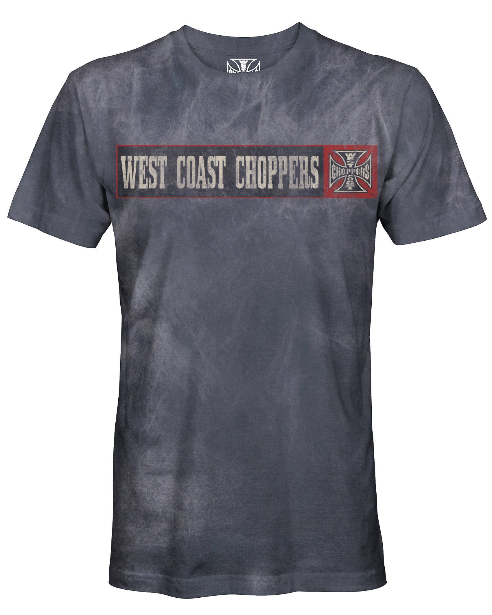 West Coast Choppers T-Shirt West Coast Choppers Herren T-Shirt Banner Adult blue