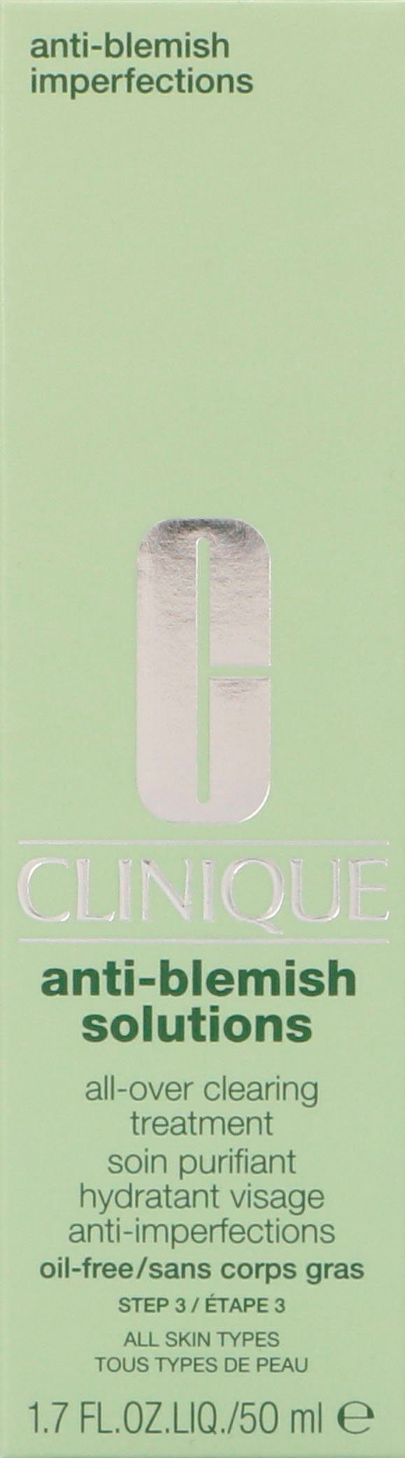 Clearing CLINIQUE Solutions Gesichts-Reinigungscreme All-Over Treatment Anti-Blemish