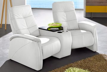 exxpo - sofa fashion 2-Sitzer Tivoli, mit Relaxfunktion, integrierter Tischablage und Stauraumfach