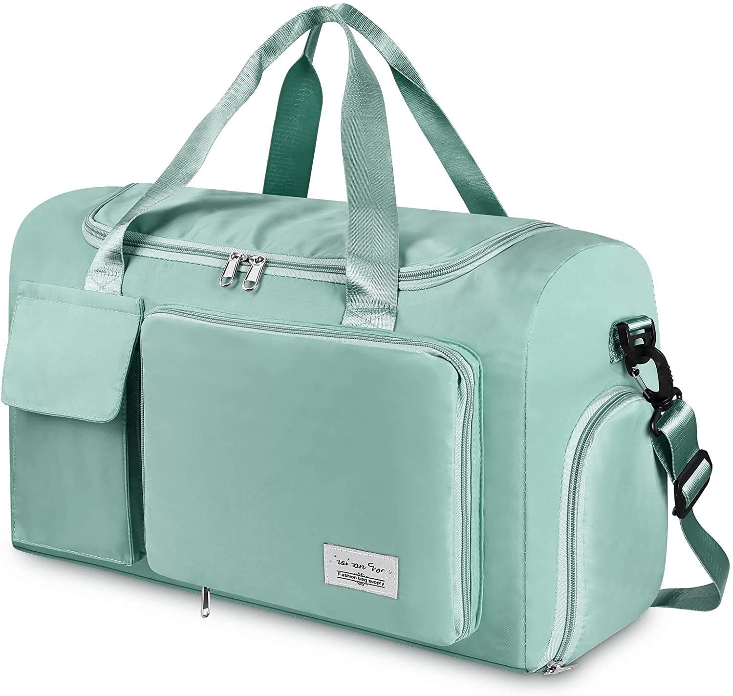 XDeer Reisetasche Sporttasche mit Schuhfach,wasserdichte Reisetasche,Gepäcktasche, 32L Weekender-Tasche, Urlaubstasche,Trainingstasche für Damen