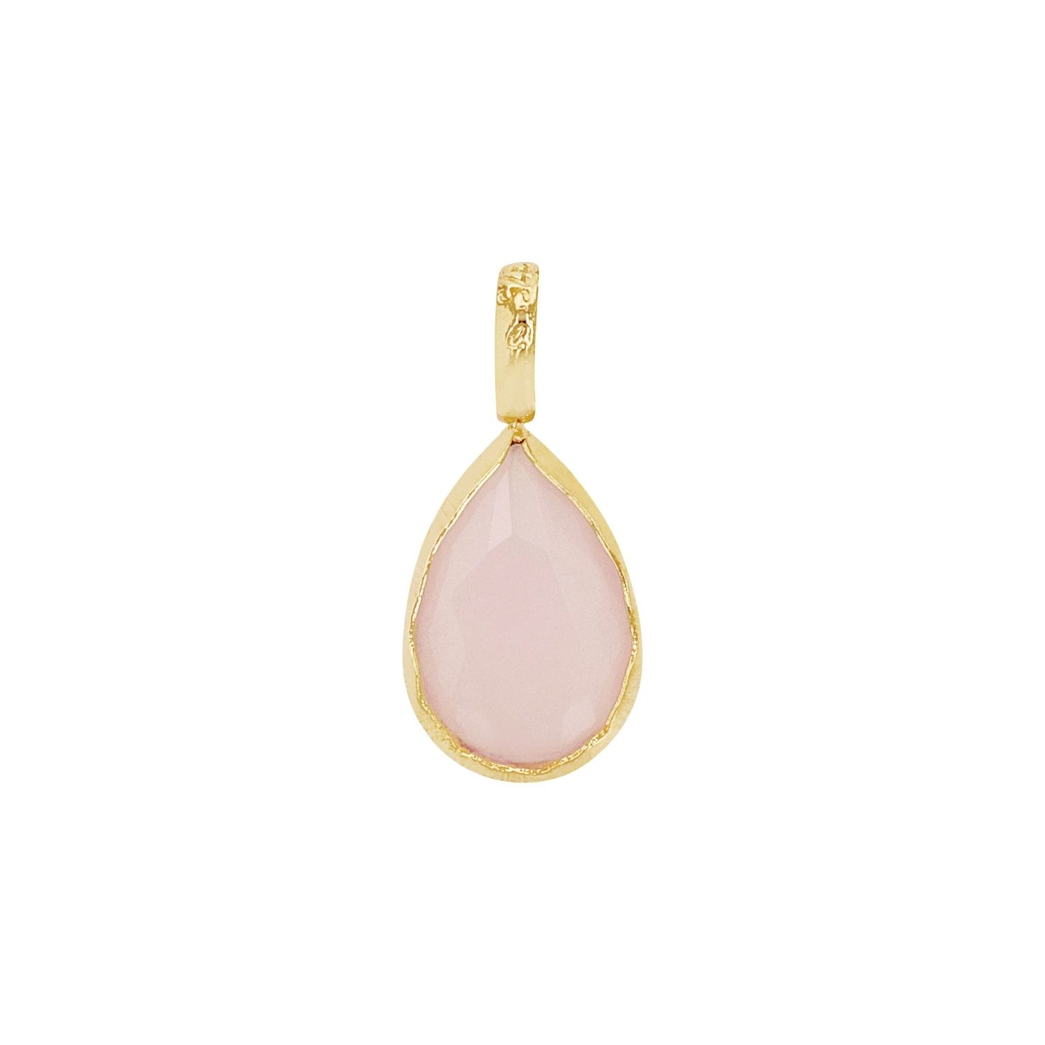 Amor Kettenanhänger Amor Motivanhänger für Damen, Gold 375, Glas (sonstige Anhänger, 1-tlg)
