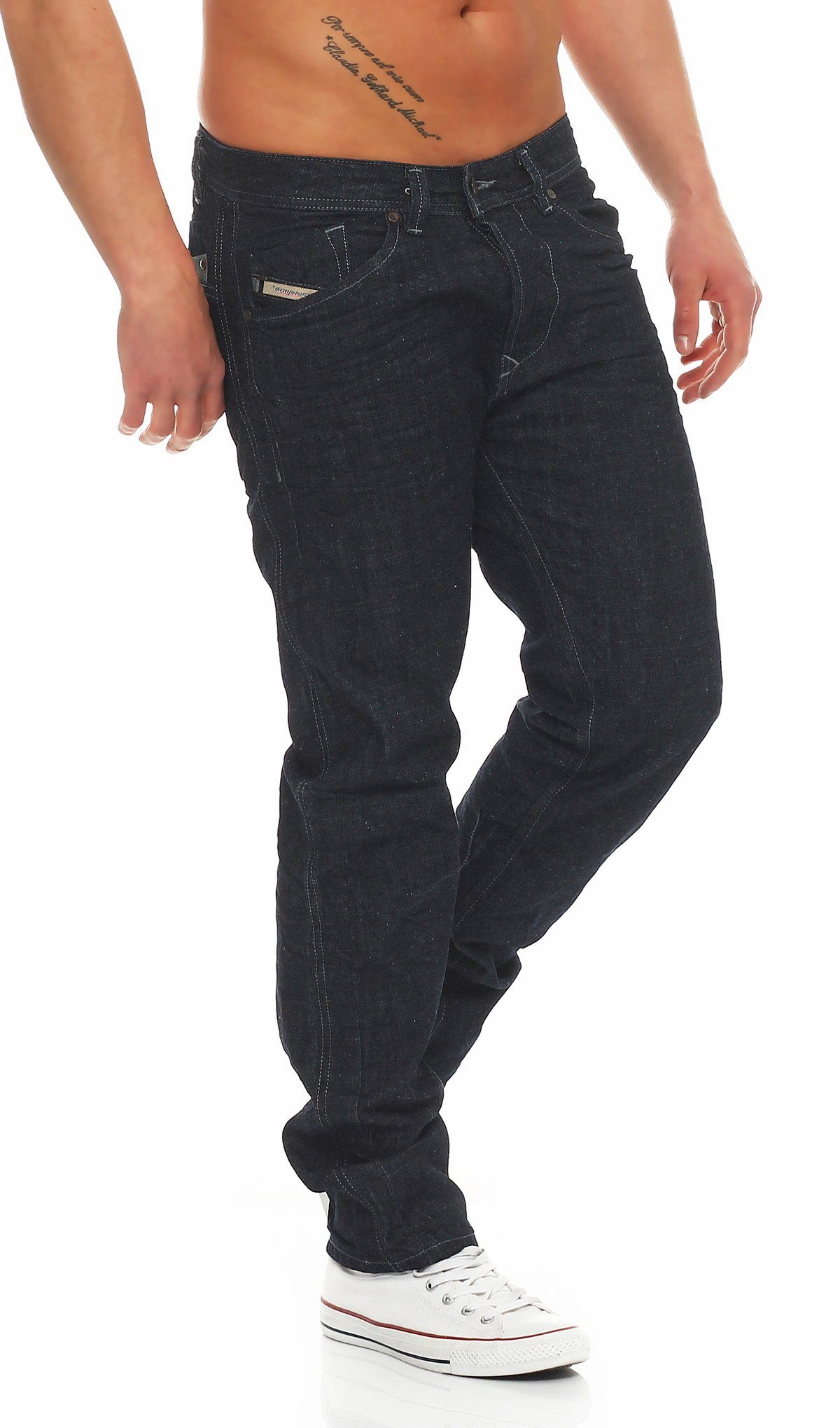 Darron Diesel W28 Style, Größe: L32 Blau, 0R07R Regular-fit-Jeans Herren 5 Pocket