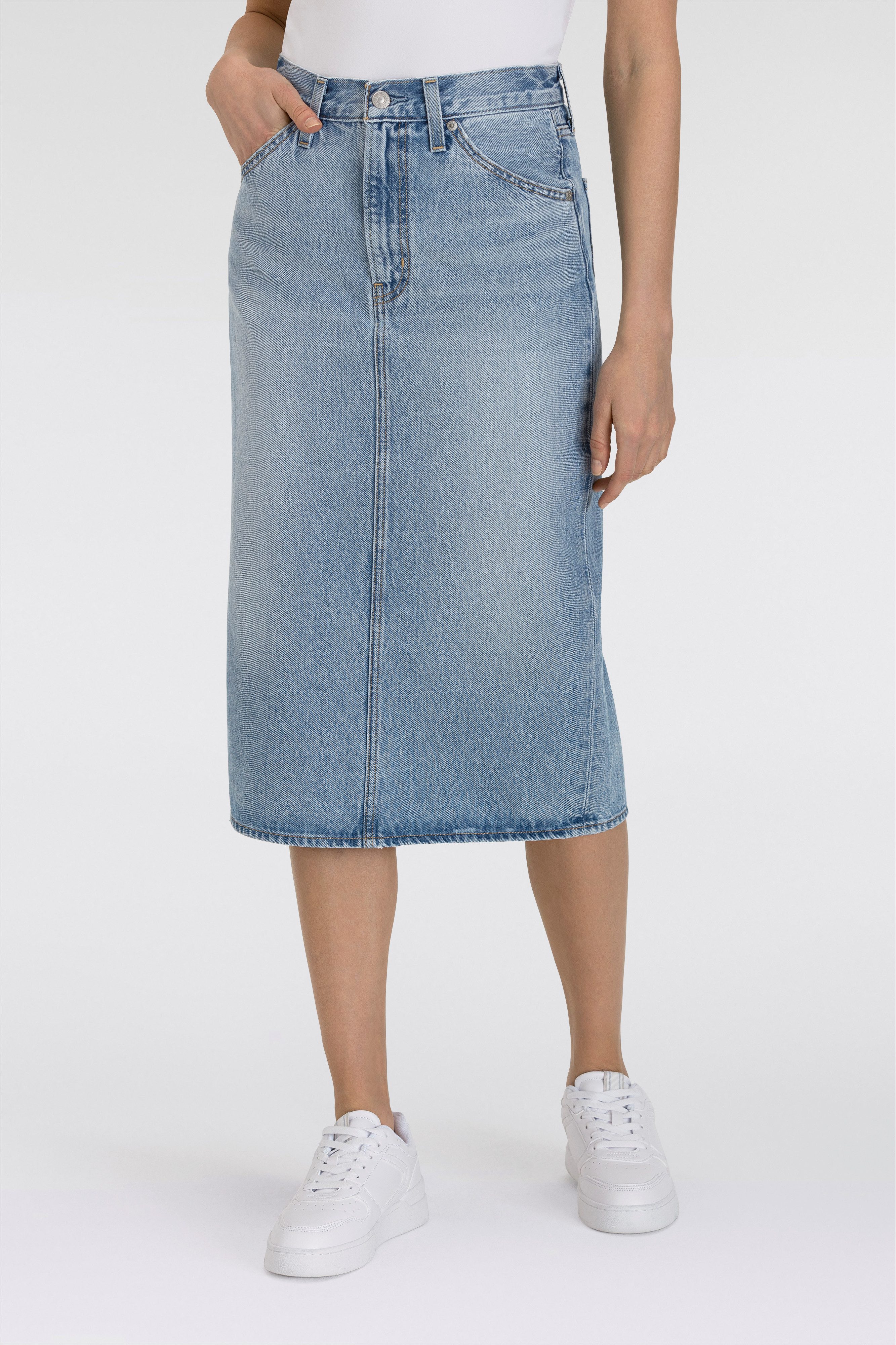 Jeansrock HR BACK SLIT SKIR