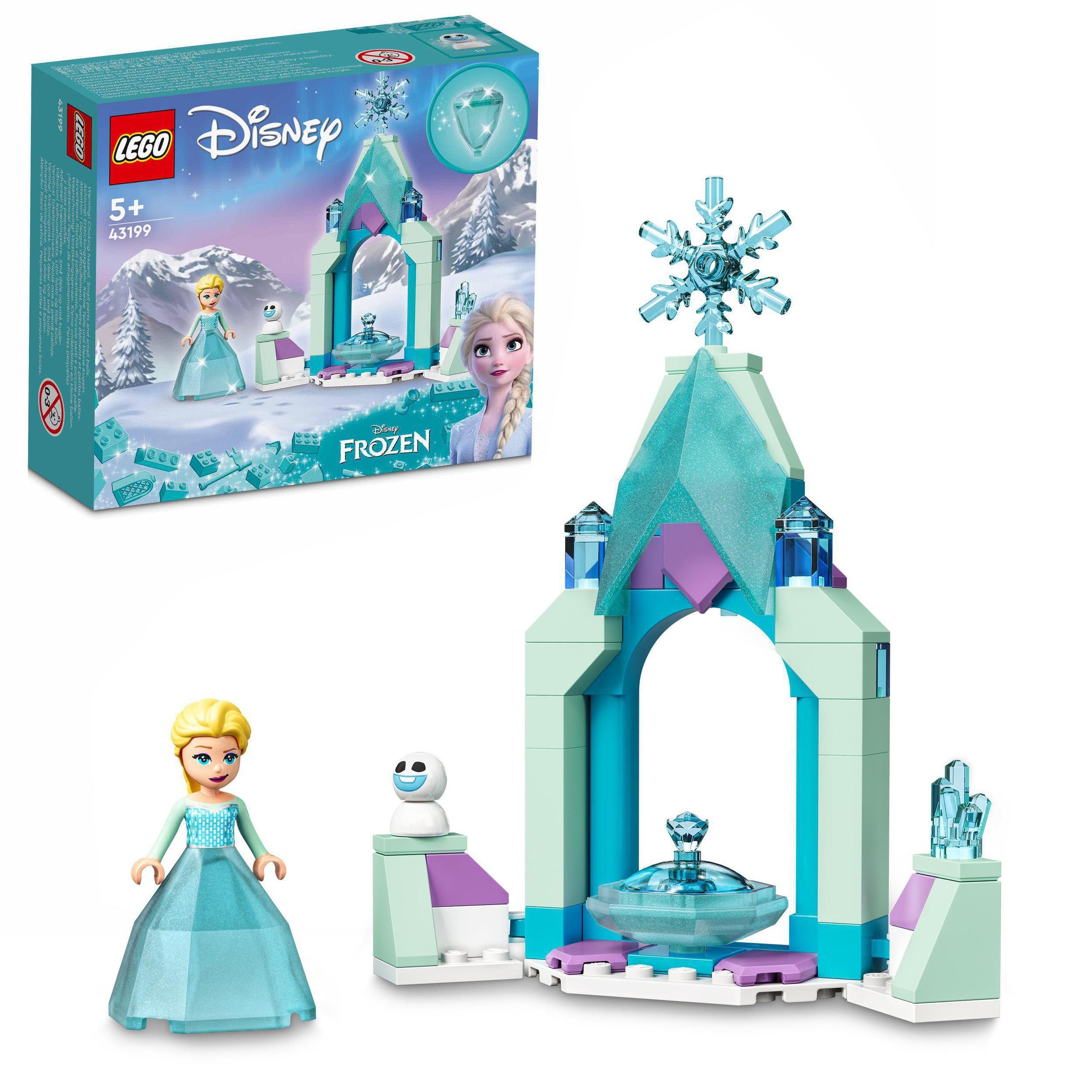 LEGO® Elsas Schlosshof (43199), LEGO® Disney Konstruktionsspielsteine, (53 St)
