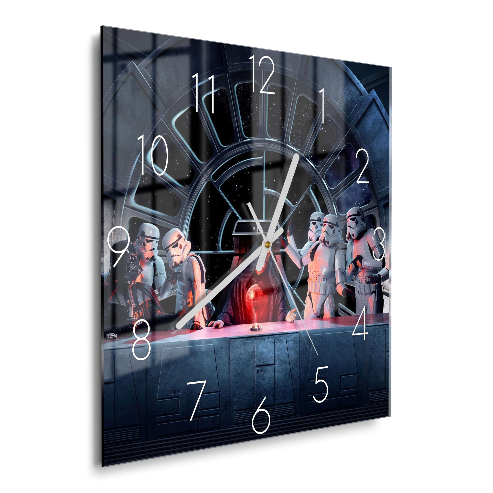 DEQORI Wanduhr 'Star Wars Abendmahl' (Glas günstig online kaufen