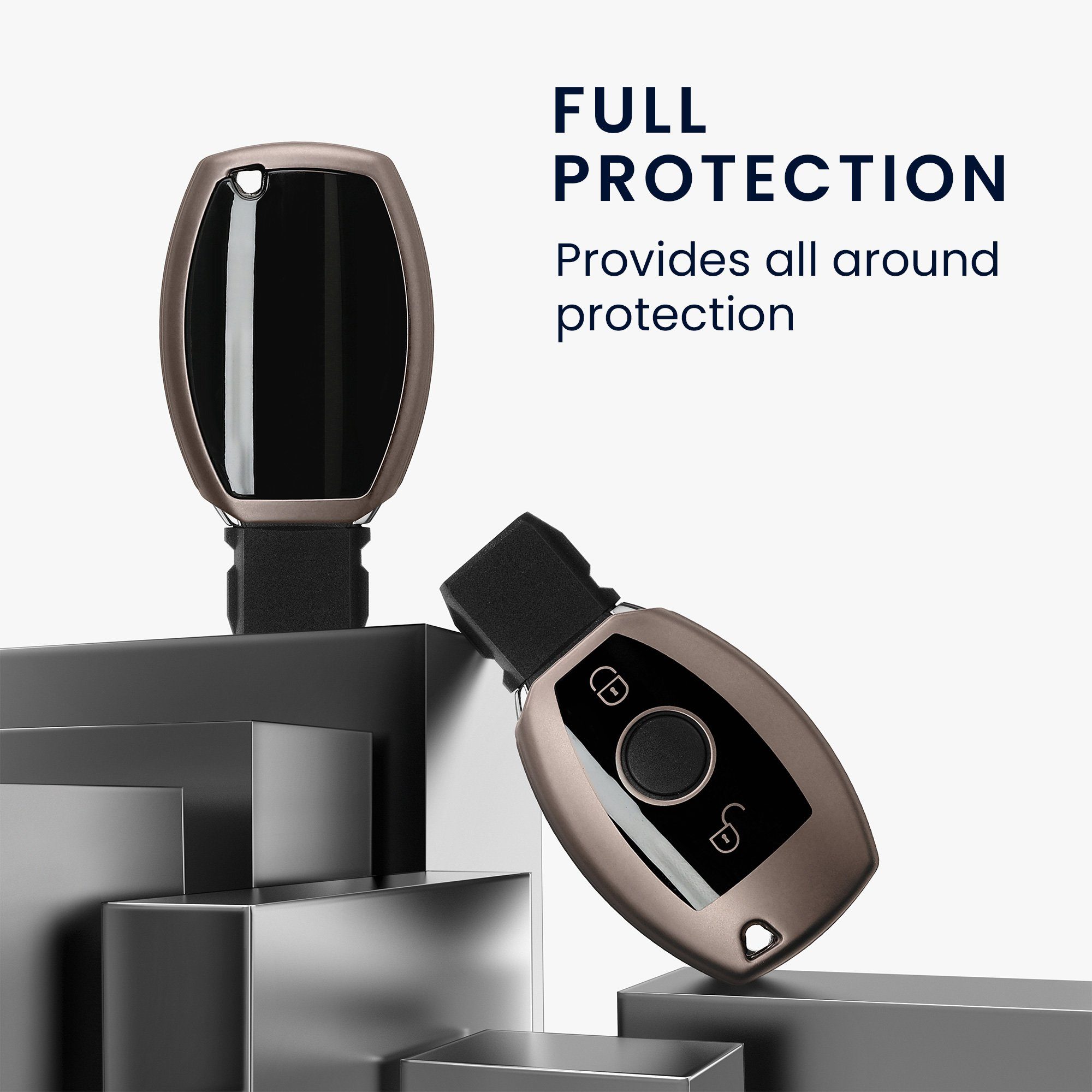 kwmobile Schlüsseltasche Autoschlüssel Hülle für Mercedes Benz (1-tlg), Sch günstig online kaufen