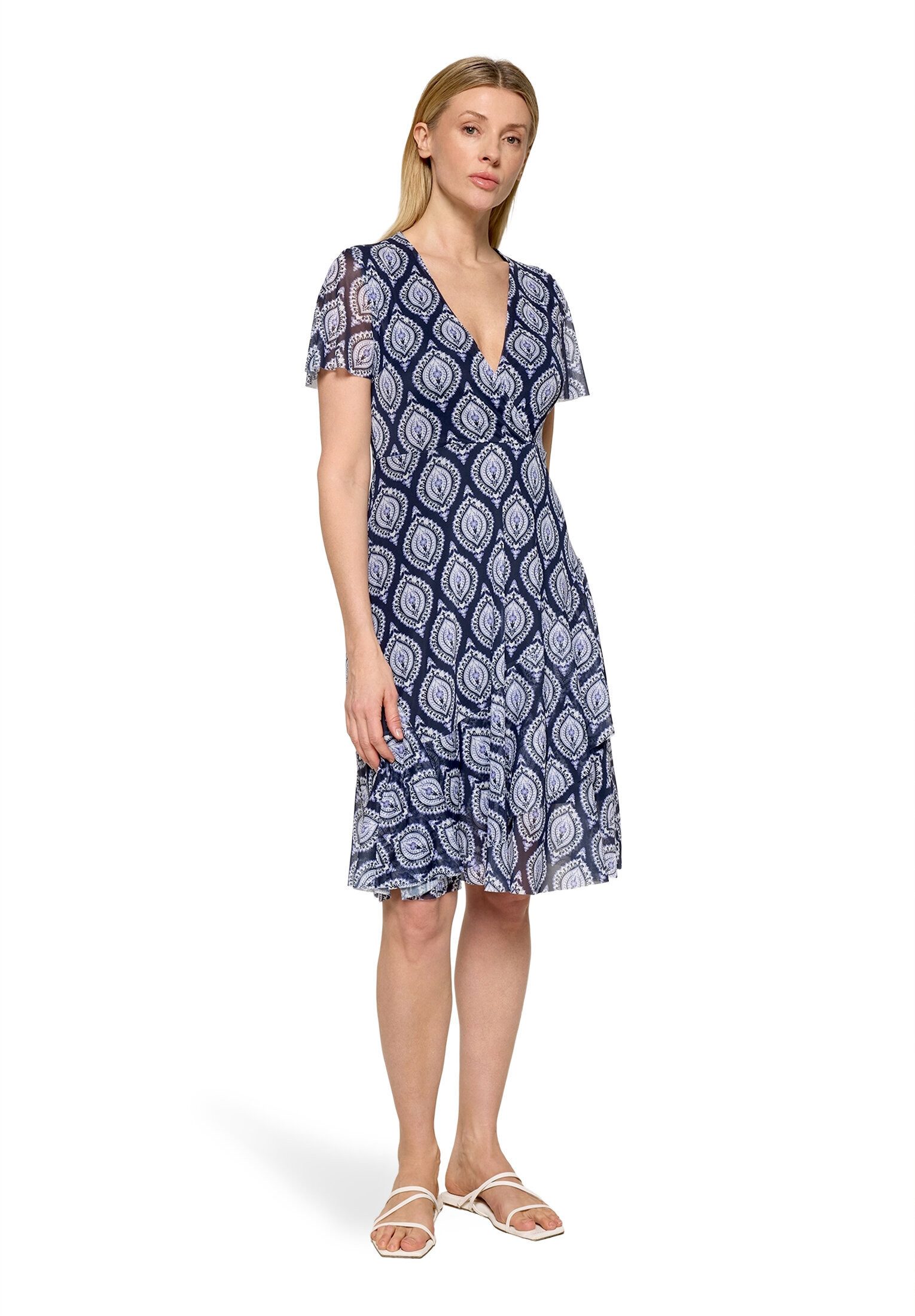 Cartoon Volantkleid Damen mit Rüschen