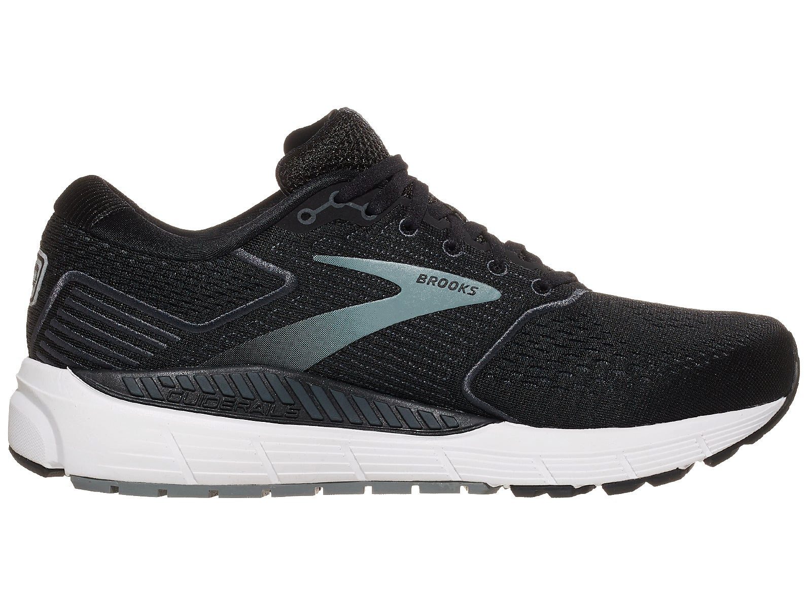 Brooks Beast '20 - Herren Straßenlaufschuh - Wide-Breite - Black/Ebony/Grey Laufschuh