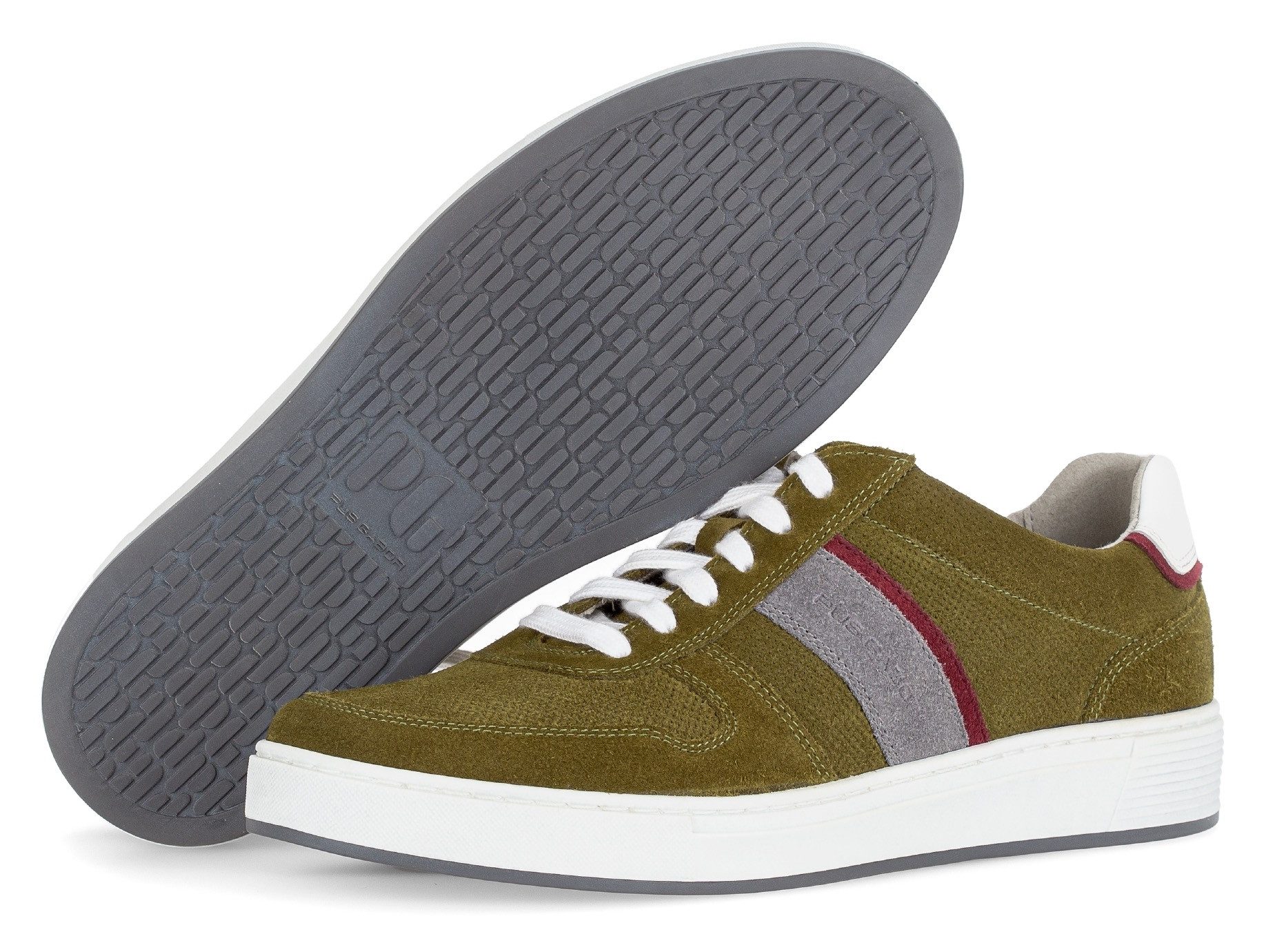 Pius Gabor Sneaker Freizeitschuh, Halbschuh, Schnürer mit Kontrastbesätze, Weite G
