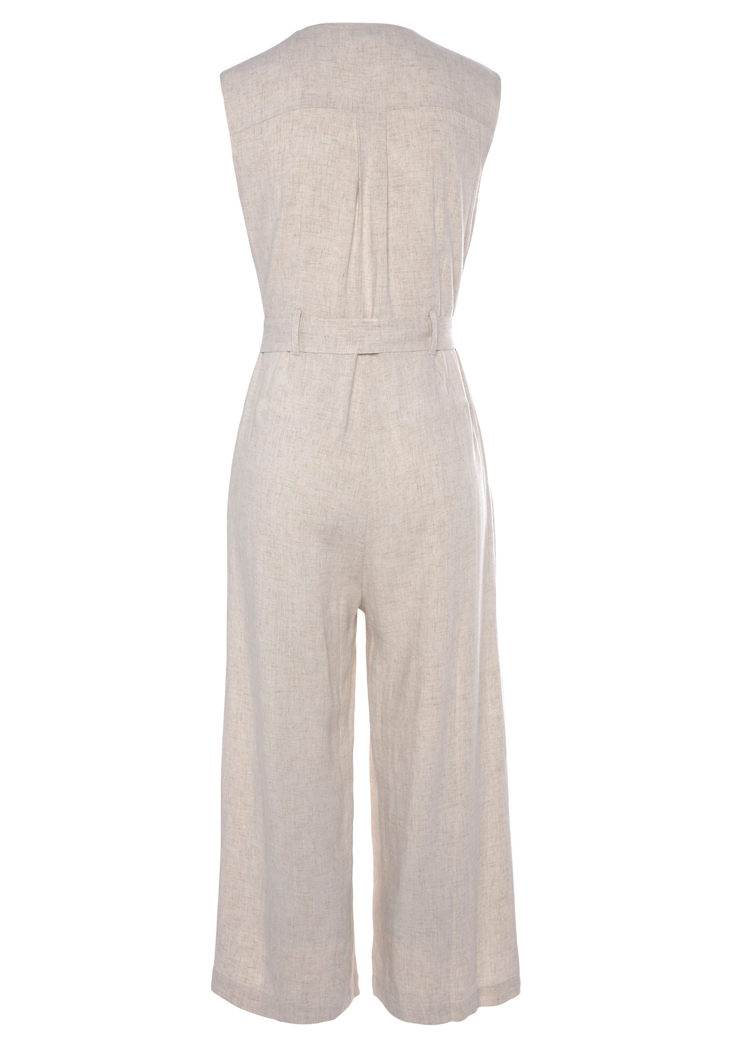 LASCANA Overall (mit Bindegürtel) und Taschen, sommerlicher Jumpsuit, casual-chic