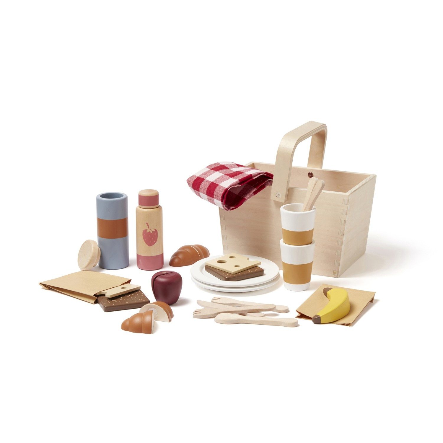 Kids Concept Spiellebensmittel Picknick Set Kid's Hub, (Komplettset)