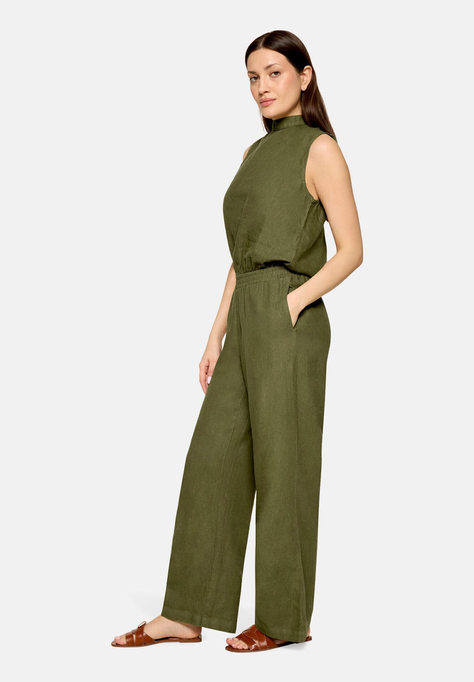 Cartoon Overall Damen mit hohem Kragen (1-tlg)