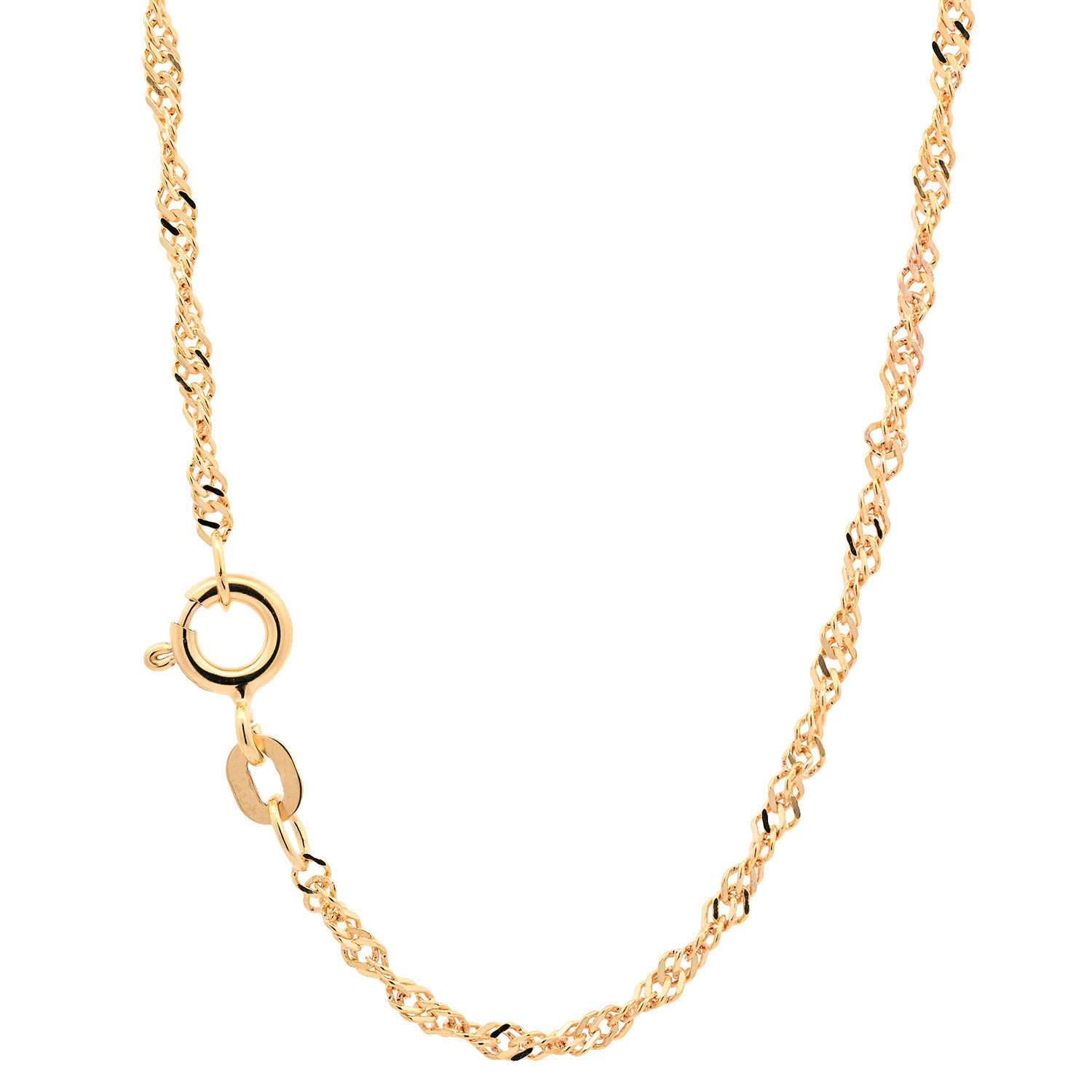 HOPLO Goldkette Goldkette Singapurkette Länge 42cm - Breite 1,8mm - 585-14 günstig online kaufen