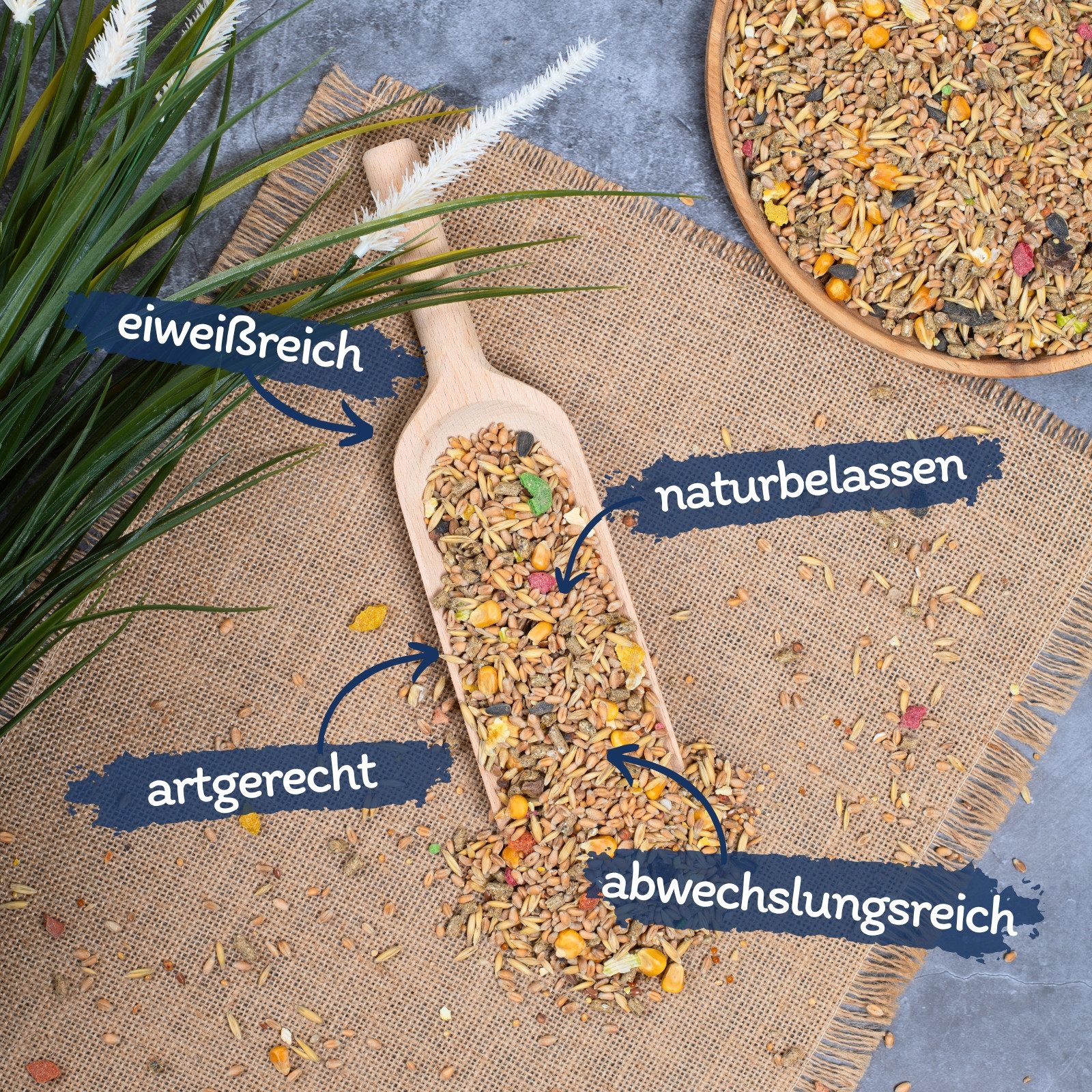 Lyra Pet 20 kg Lyra Pet® Nagerfutter Hamster Mäuse Ratten, Hauptfutter für: Nager