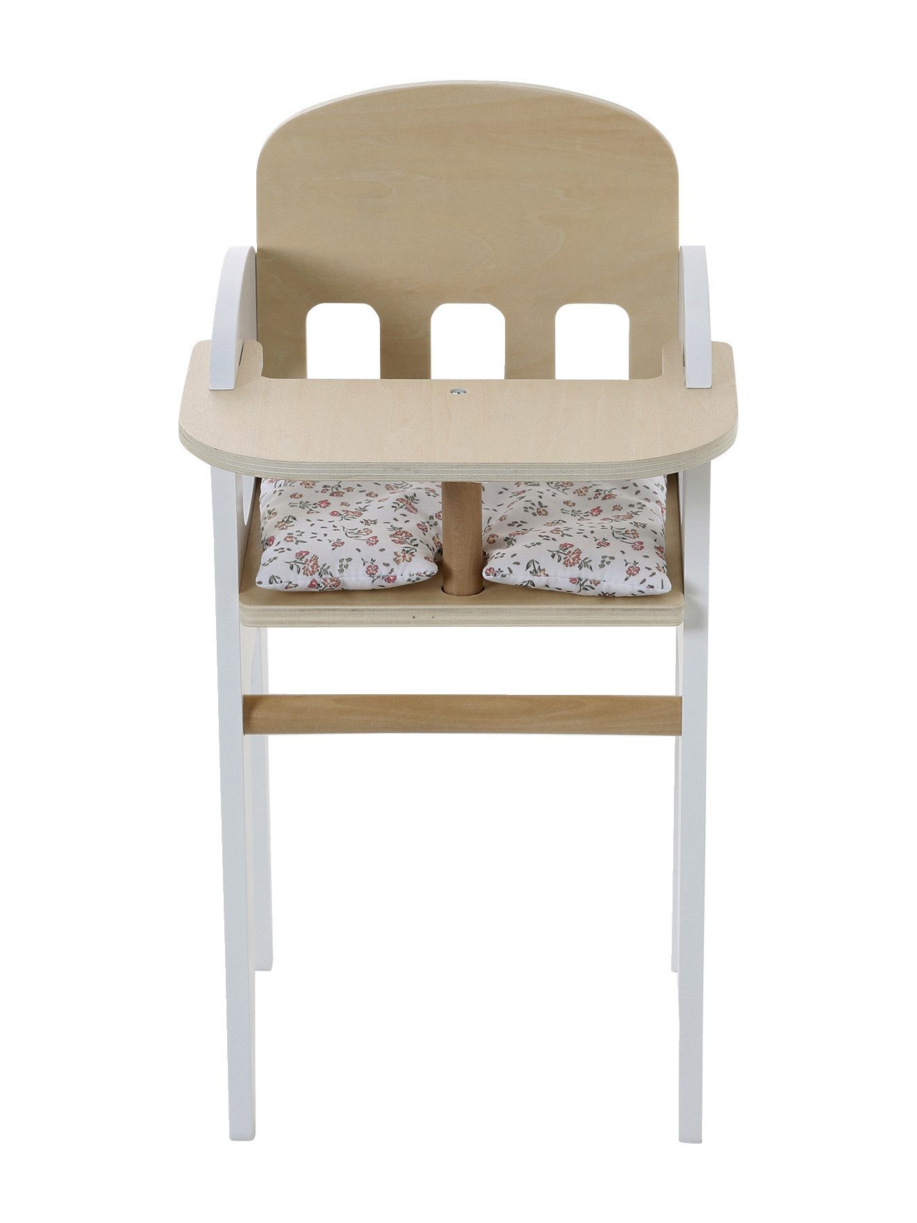 vertbaudet Puppen Accessoires-Set Puppen-Hochstuhl MINI RETRO Holz FSC®, Holz FSC®