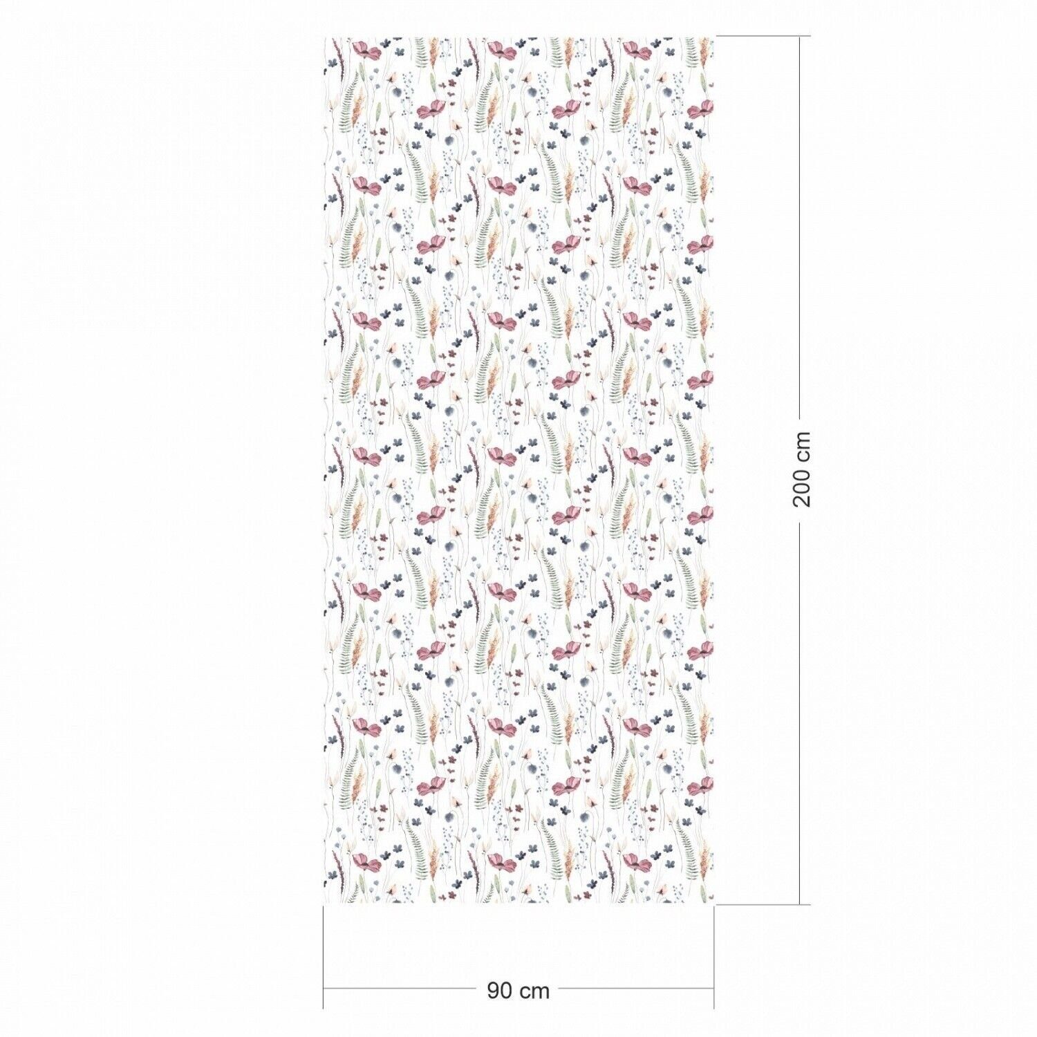 nikima Wandtattoo KF-09 selbstklebende Folie Mohnblumen günstig online kaufen