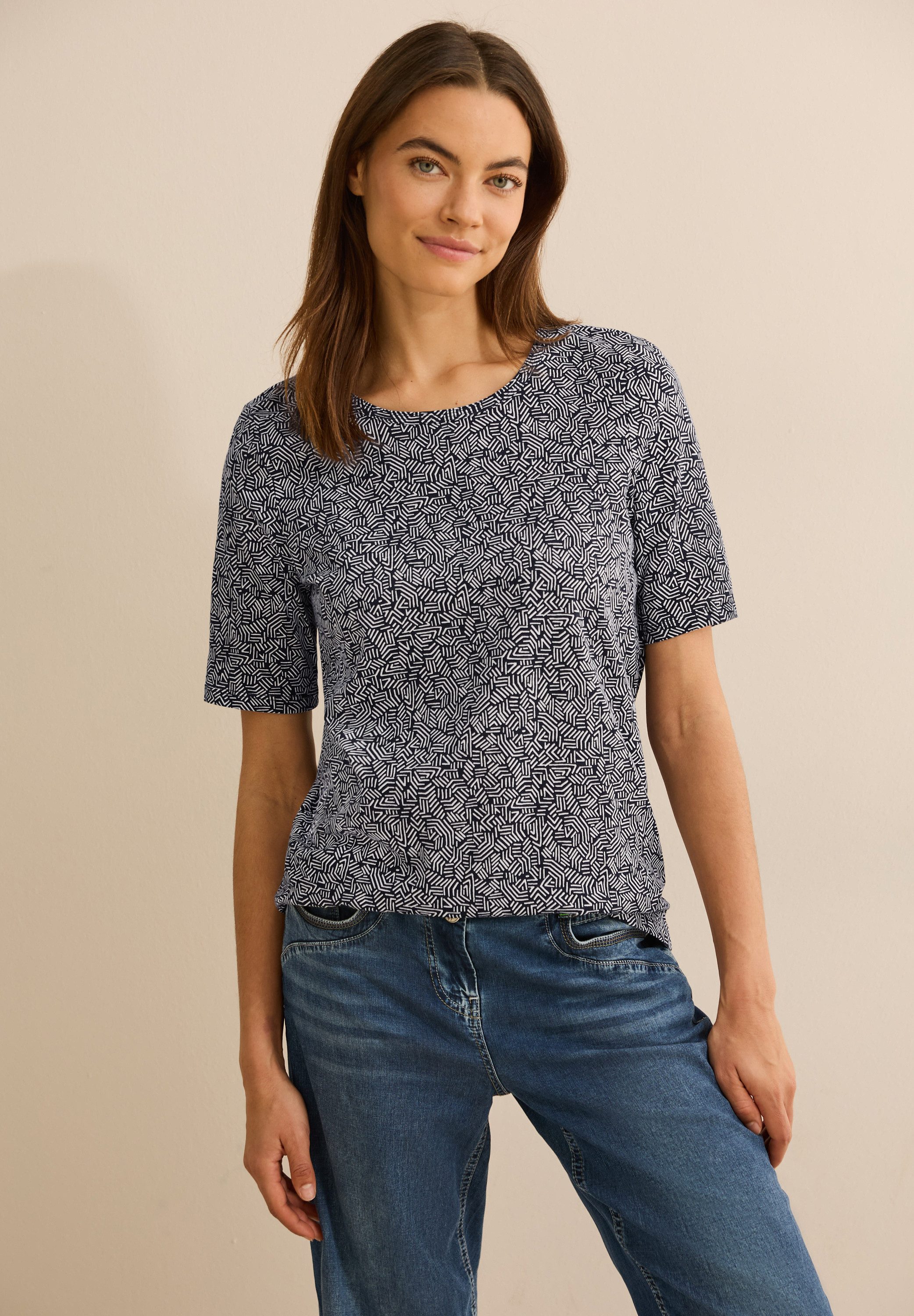 CECIL T-Shirt mit grafischem Muster