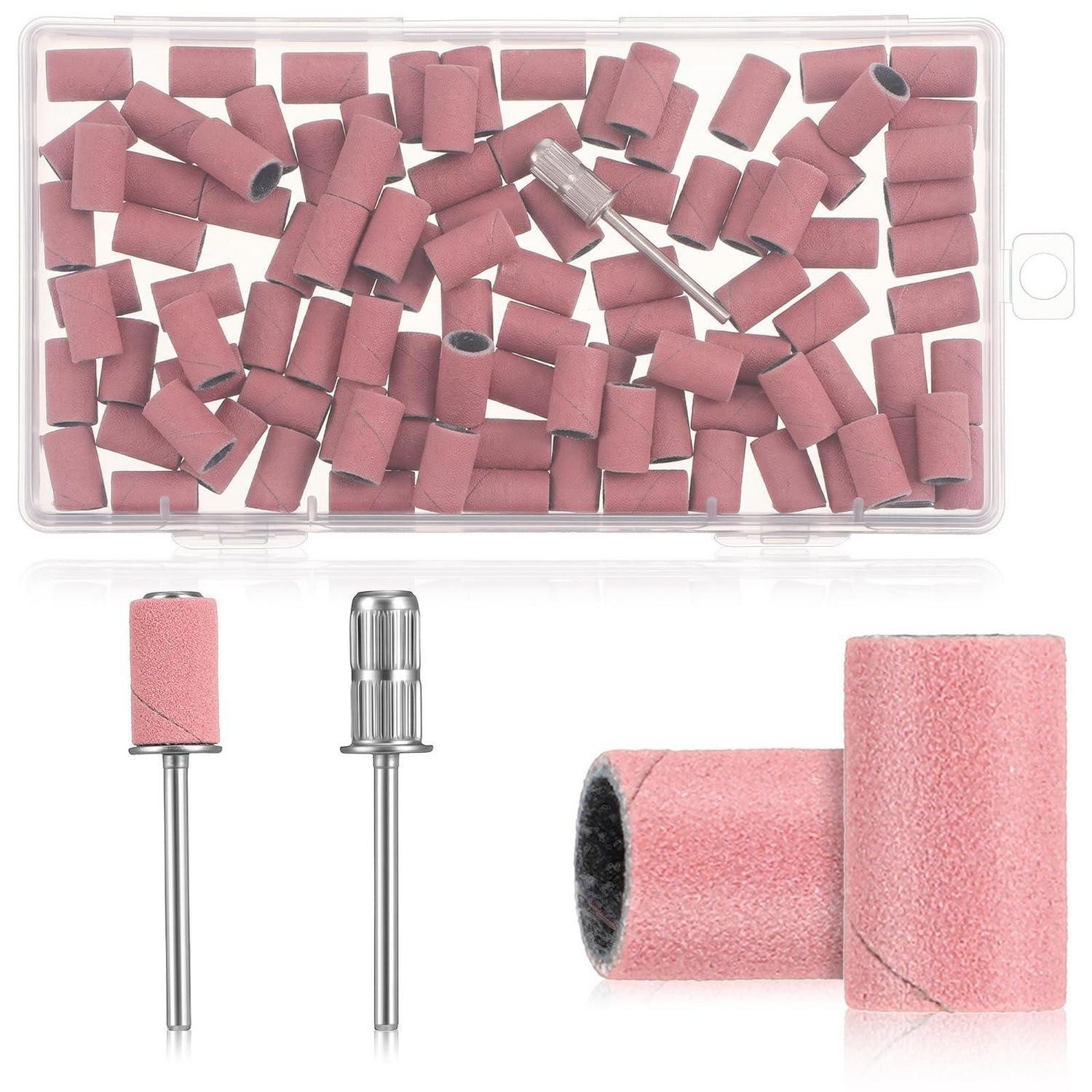 LuxusKollektion Schleifband Schleifkappen 100St 240 Grit Mini, (100 St)