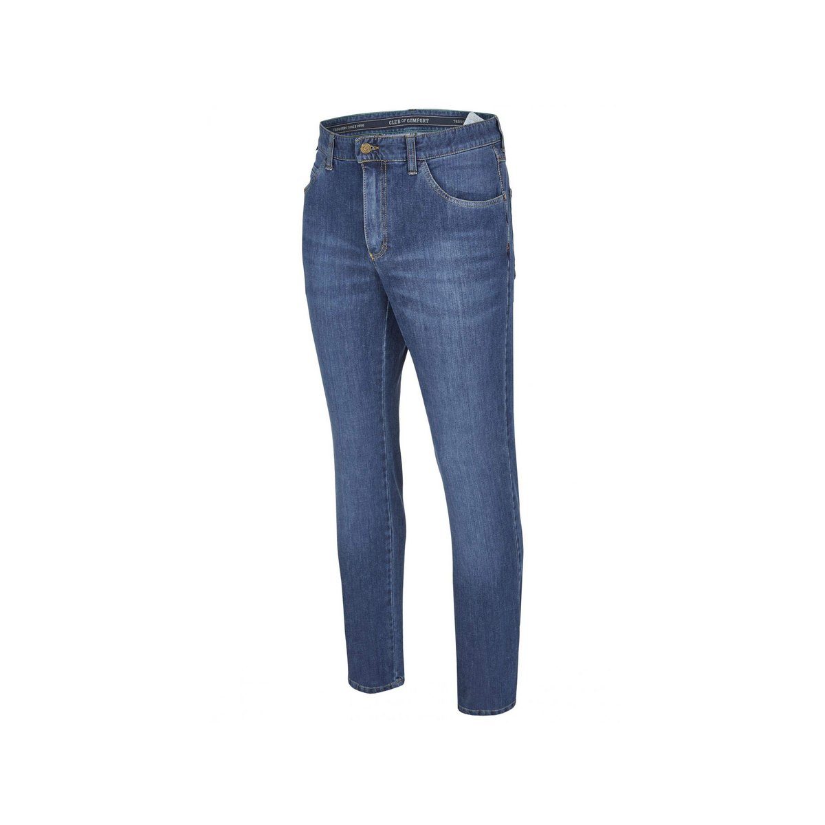 Hinrichs 5-Pocket-Jeans (1-tlg) regular blau