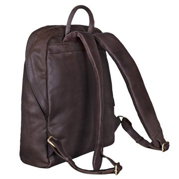 STILORD Notebook-Rucksack "Marco" Uni Rucksack Leder Vintage